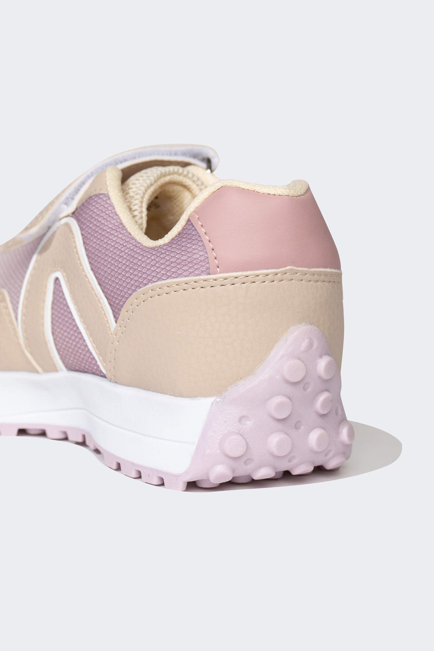 Girl Faux Leather Thick Sole Sneaker