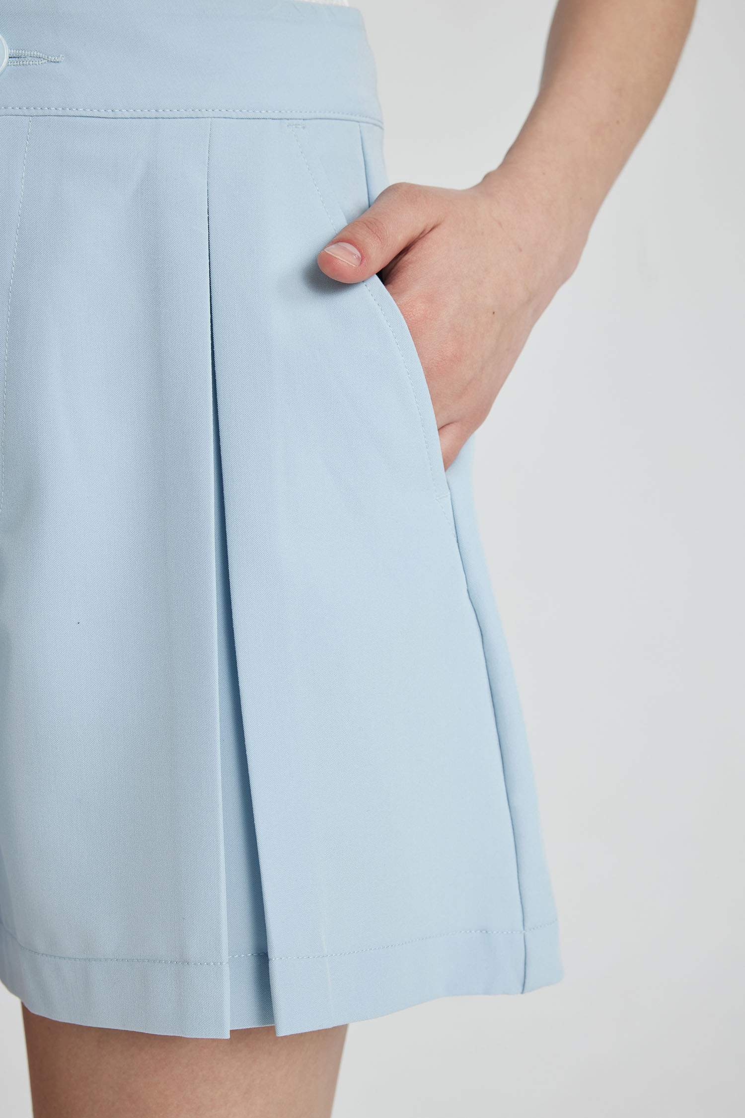 Regular Fit High Waist Shorts