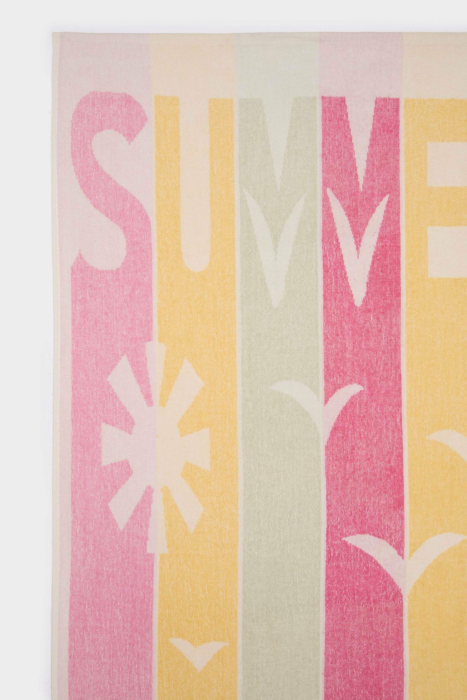 منشفة بحر نسائي قطن منقوش