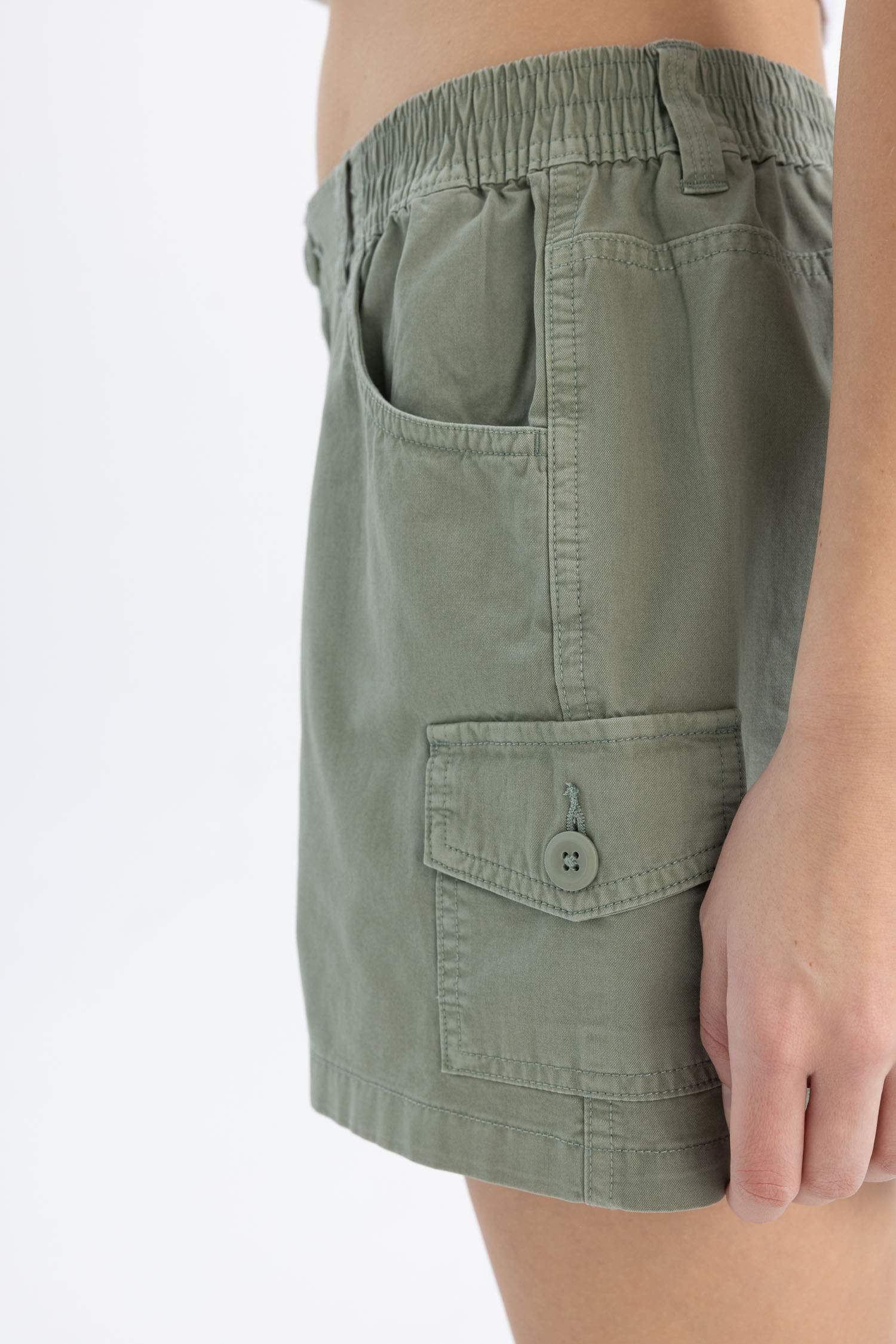 Шорты стандартного кроя из габардина, Coool