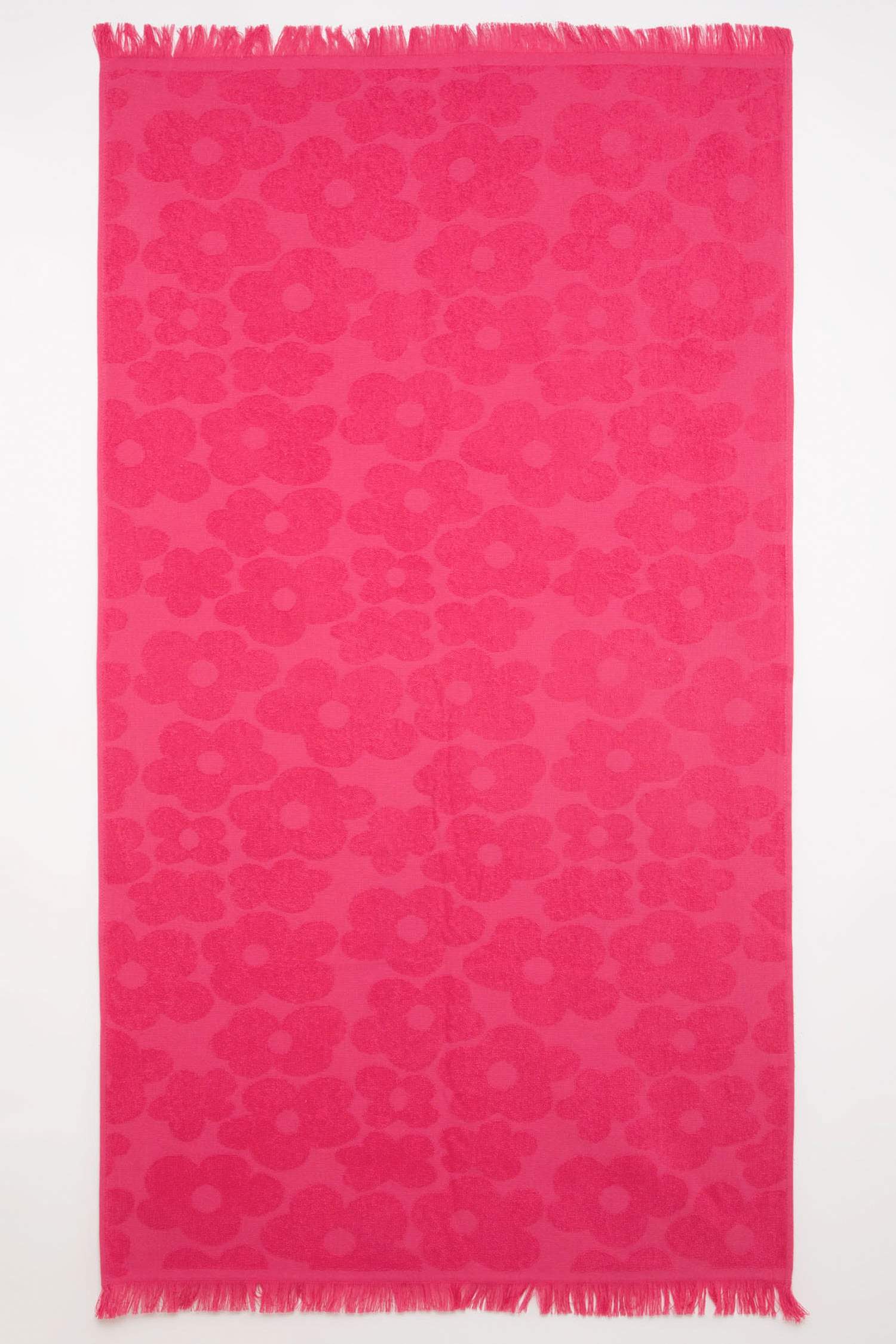 بشكير بحر بناتي قطن منقوش