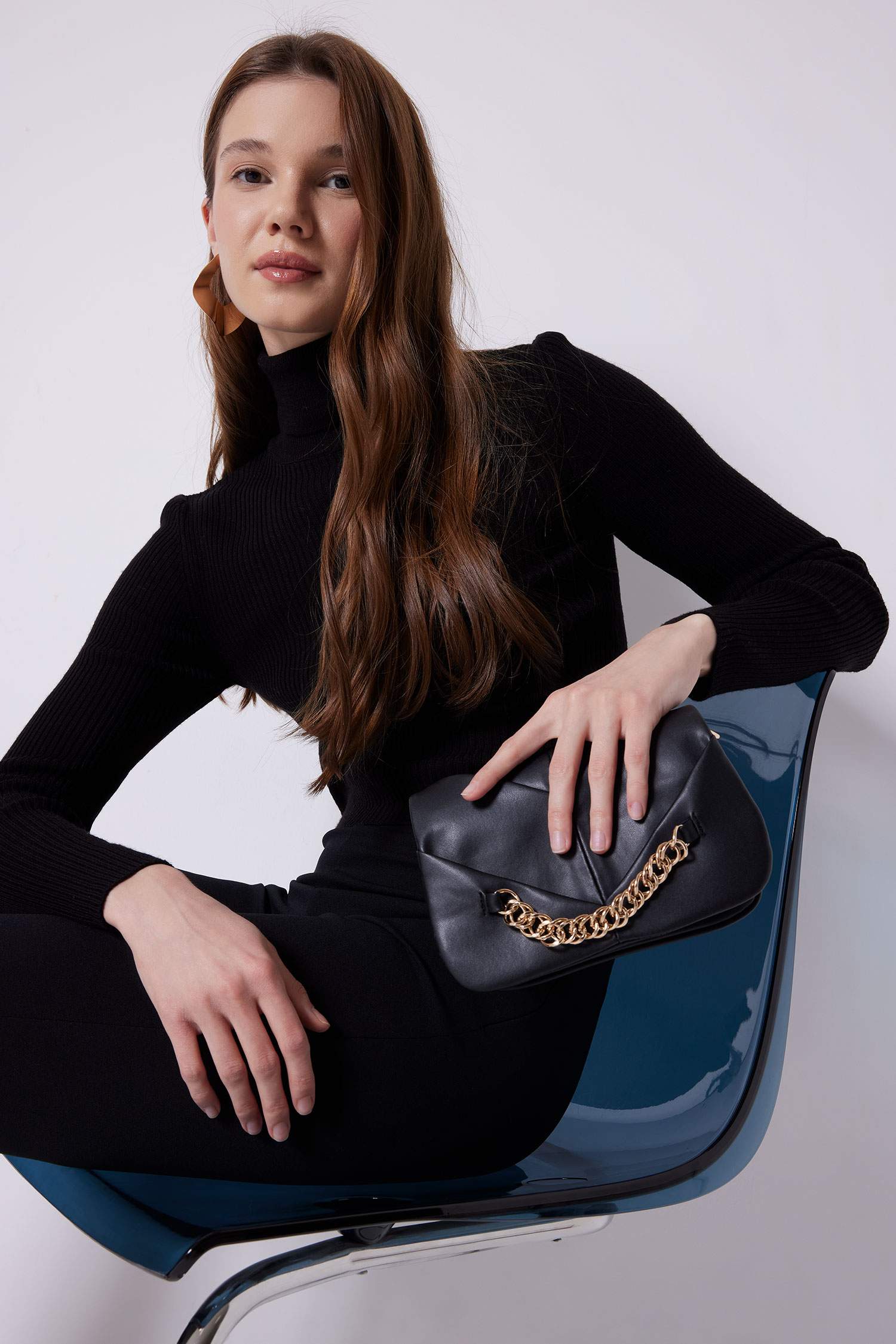 جنطة كتف نسائي جلد صناعي