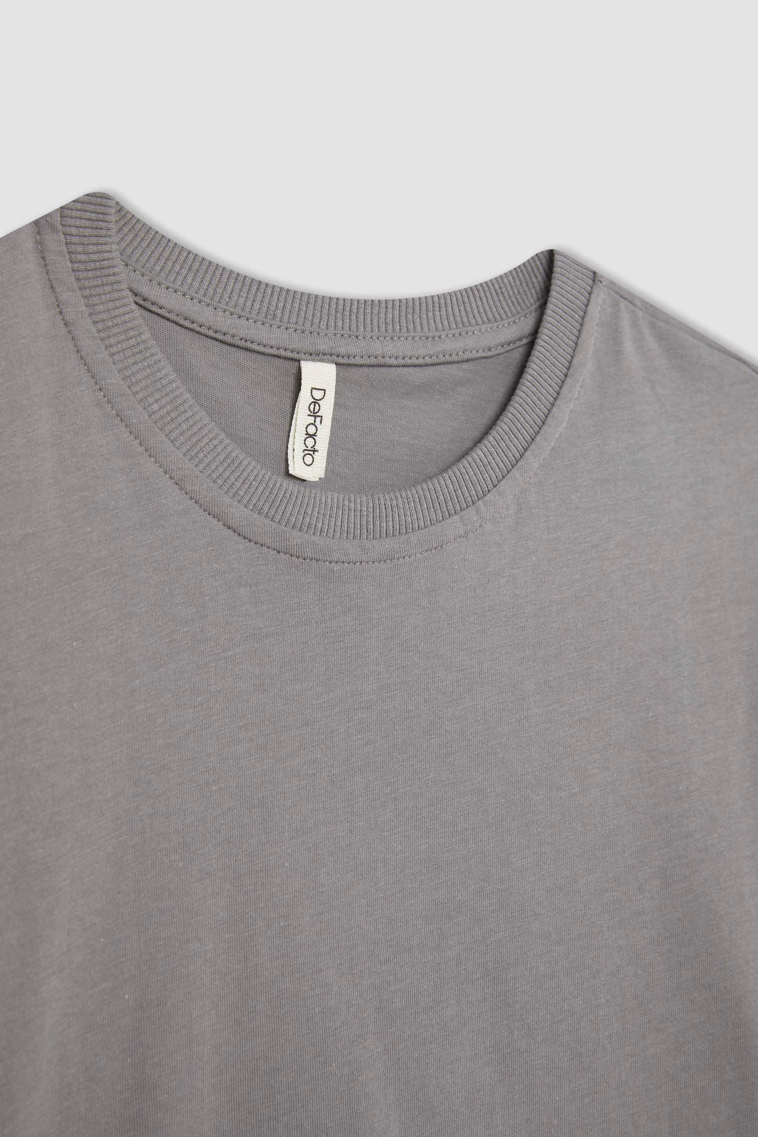 T-shirt à col rond et manches courtes Coupe décontractée pour fille