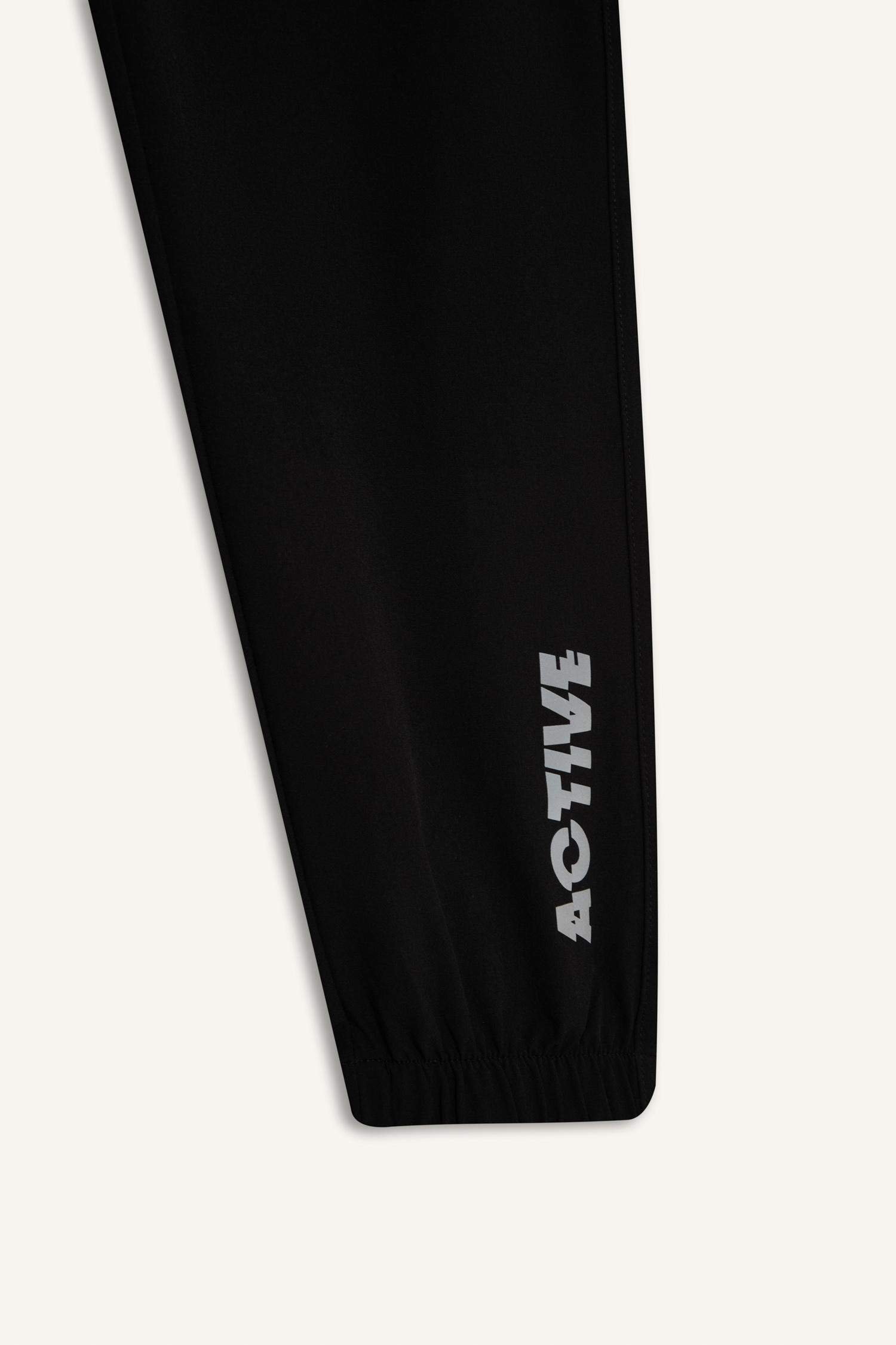 Dokuma Esnek Multifonksiyonel Sporcu Jogger Eşofman Altı Slim Fit Dar Kesim Çift Cepli