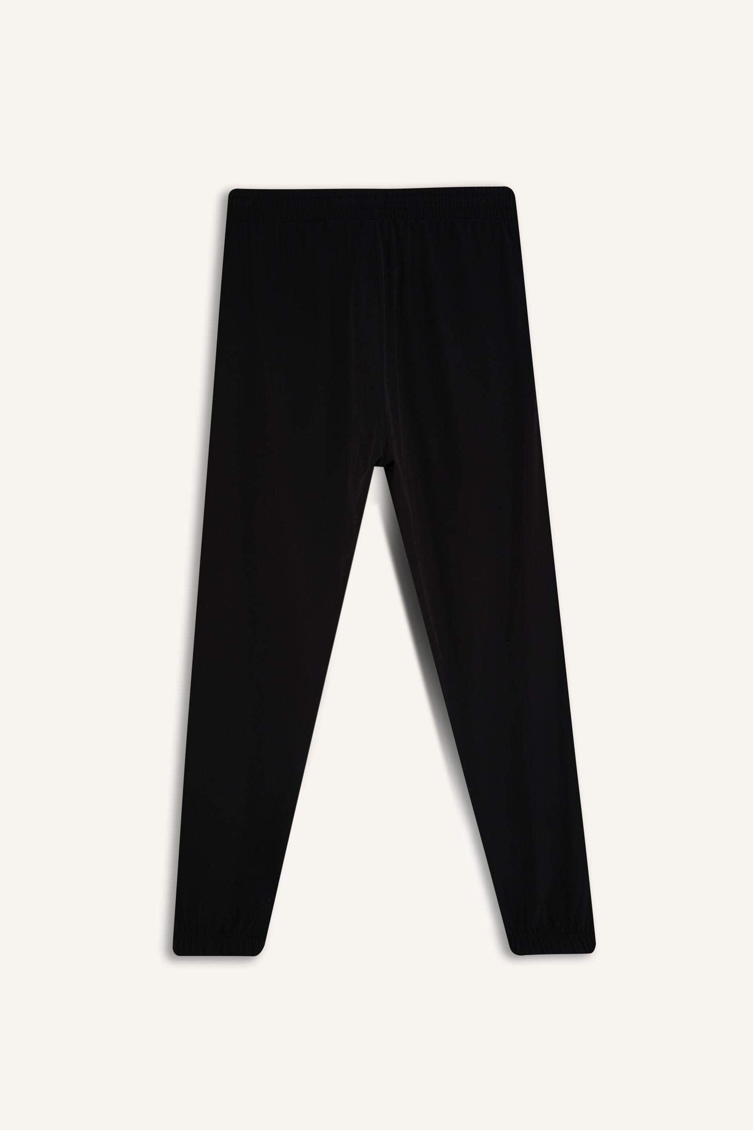 Dokuma Esnek Multifonksiyonel Sporcu Jogger Eşofman Altı Slim Fit Dar Kesim Çift Cepli