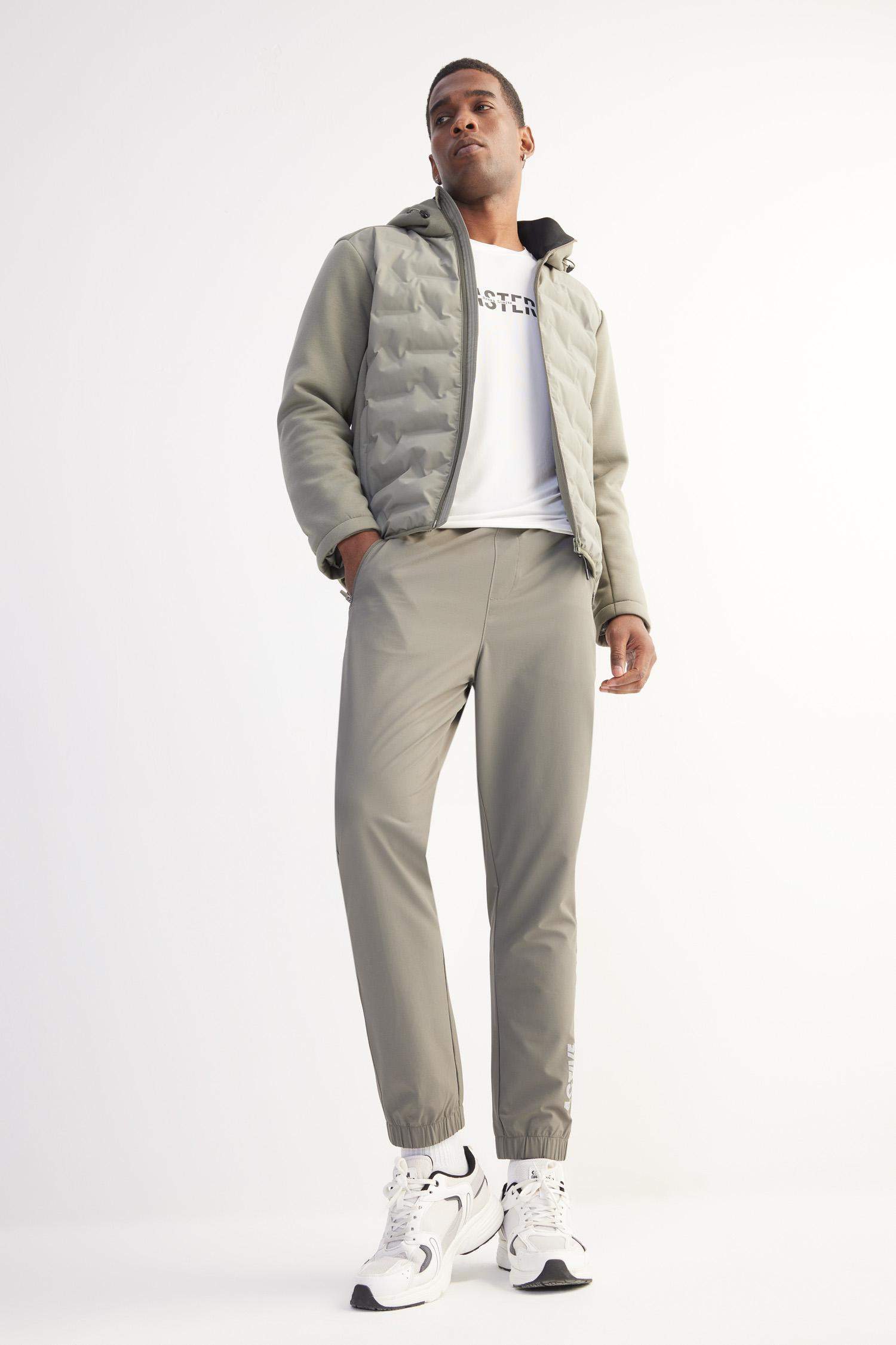 بنطلون سويت بانتس جوجر منسوج سليم فيت من DeFactoFit