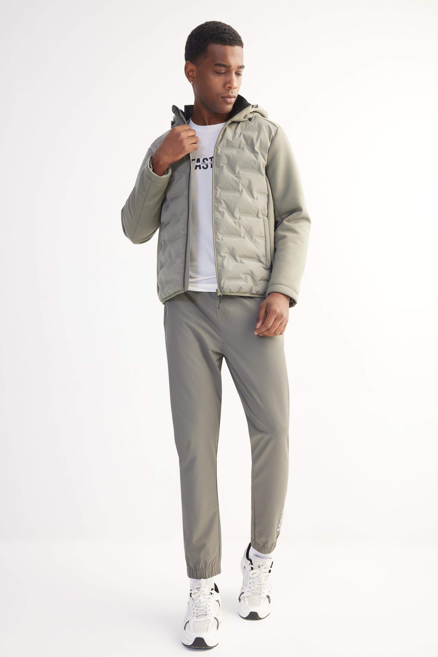 بنطلون سويت بانتس جوجر منسوج سليم فيت من DeFactoFit