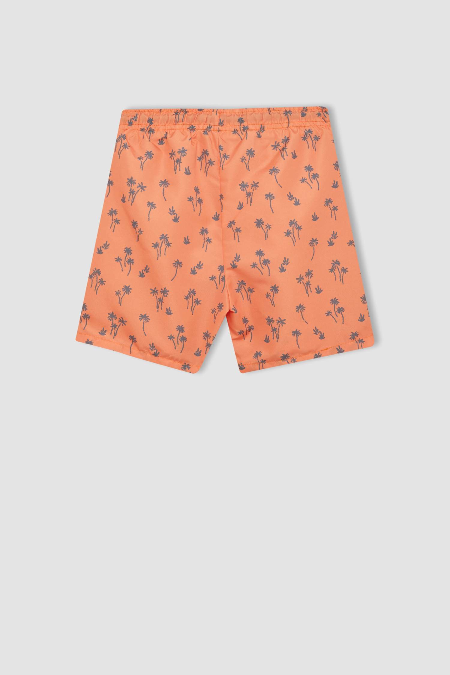 Boy Palm Tree Patterned T-Shirt Swim Shorts 2 Piece Set
