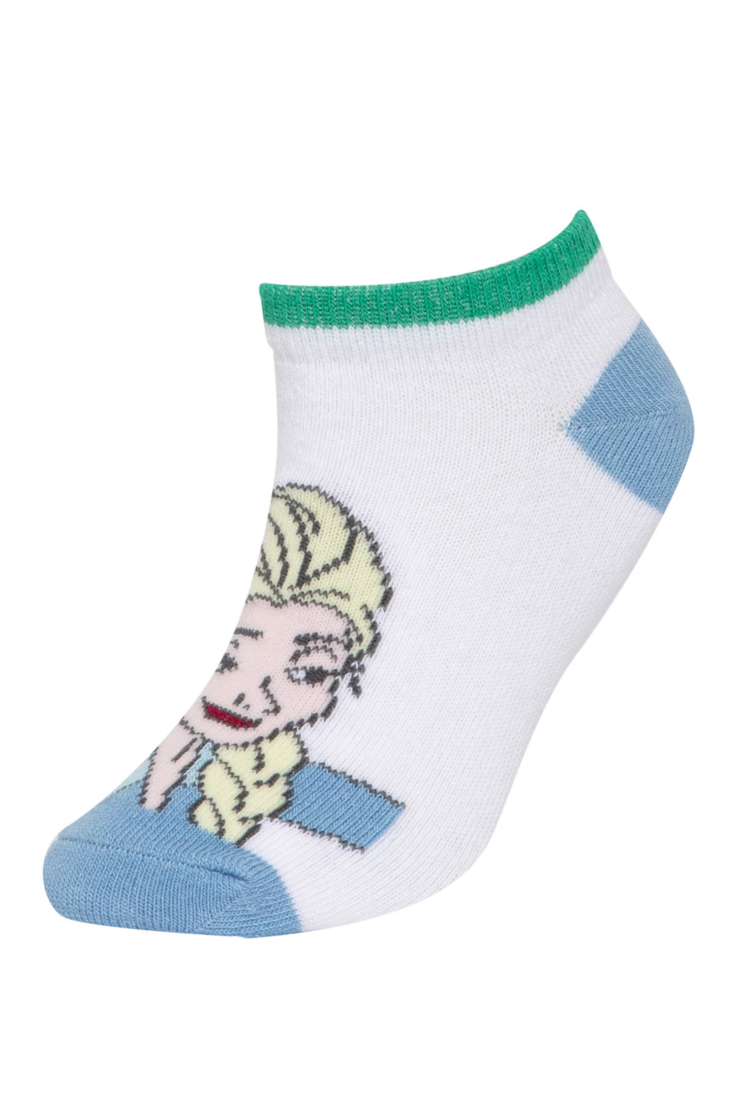 Chaussettes Courtes Coton Frozen pour Fille - 3 Paires