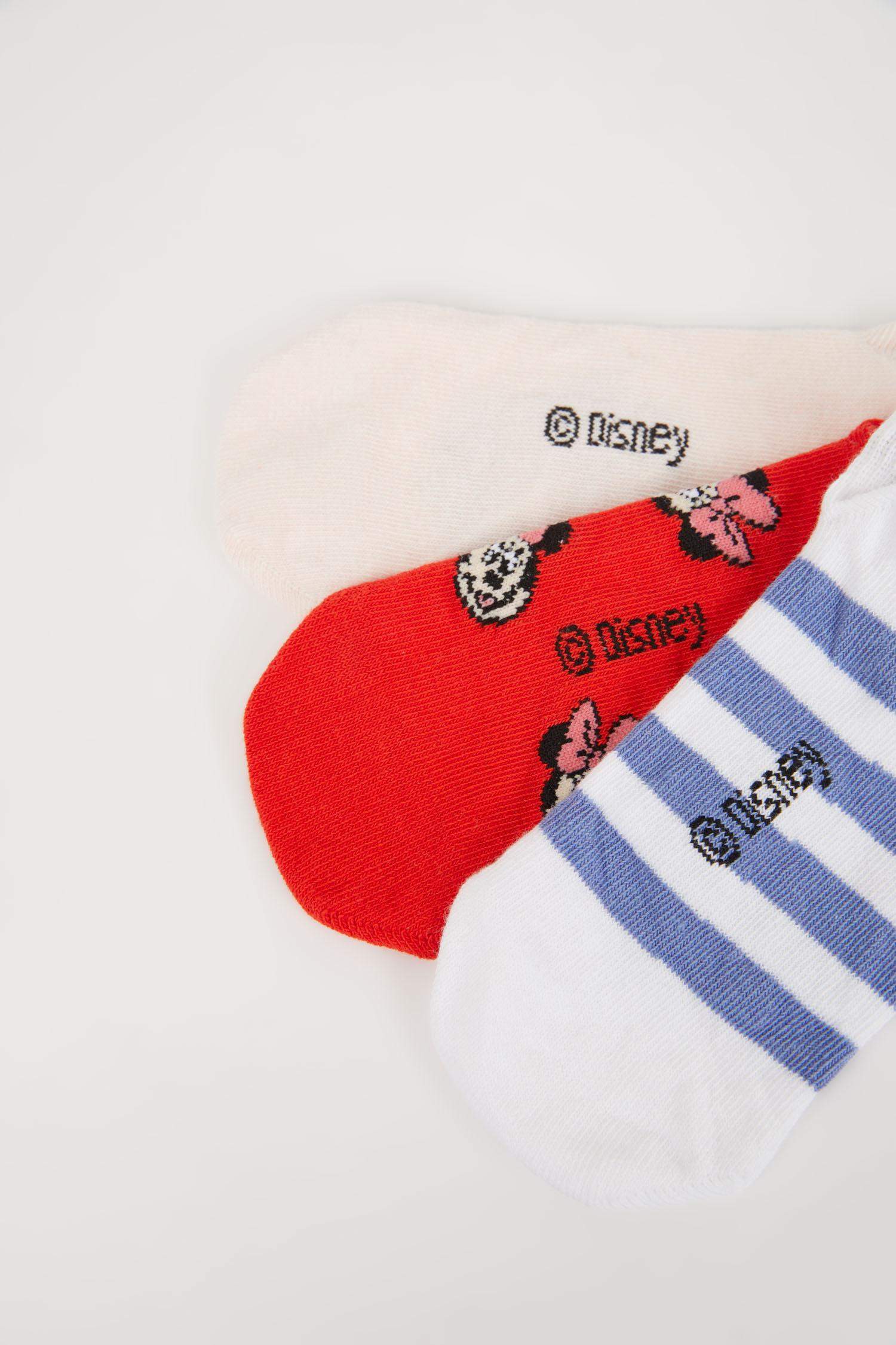 Girl Mickey & Minnie Licensed 3 piece Short Socks