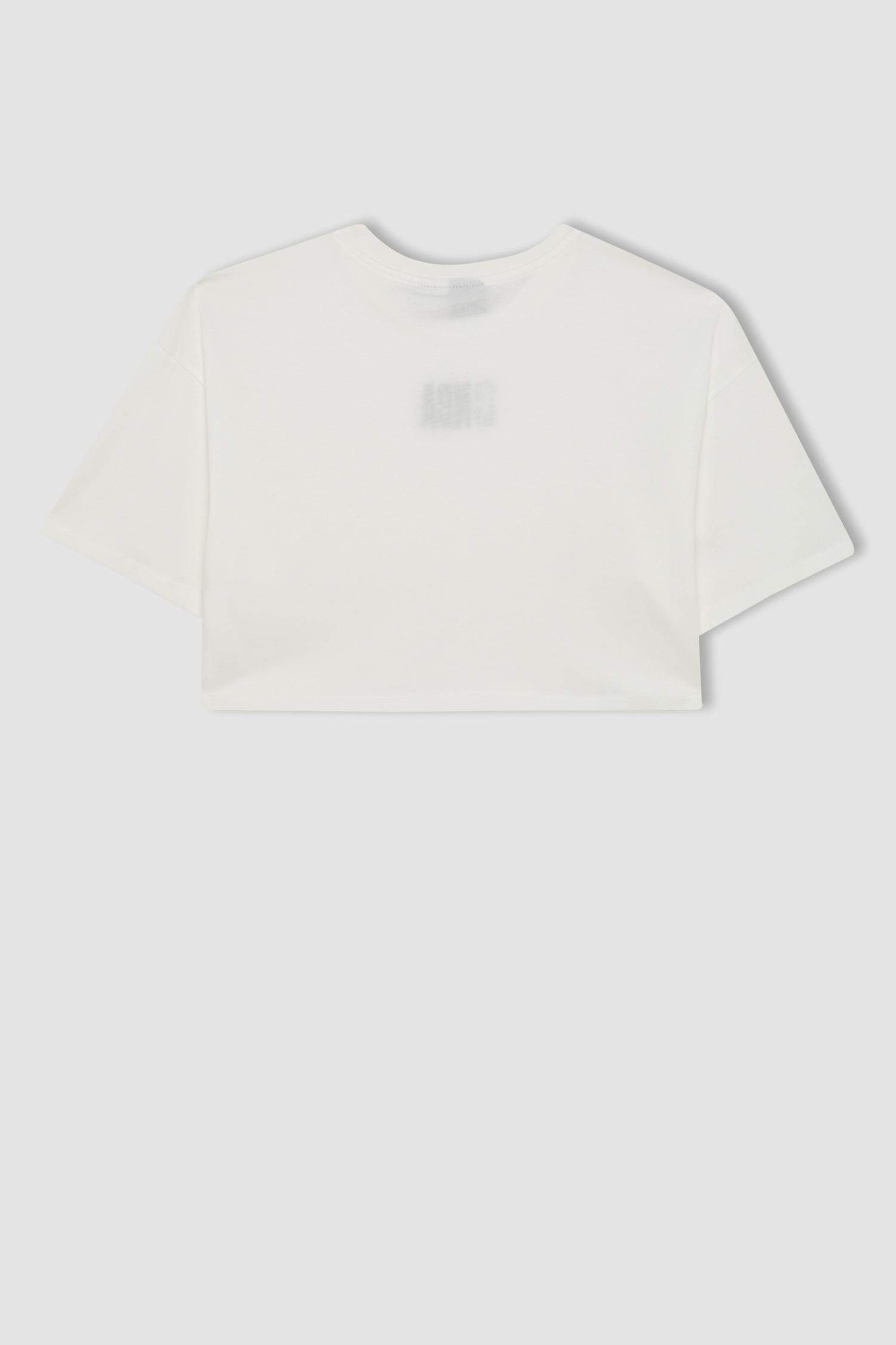 تيشيرت واسع مطرز برقبة مستديرة من NBA