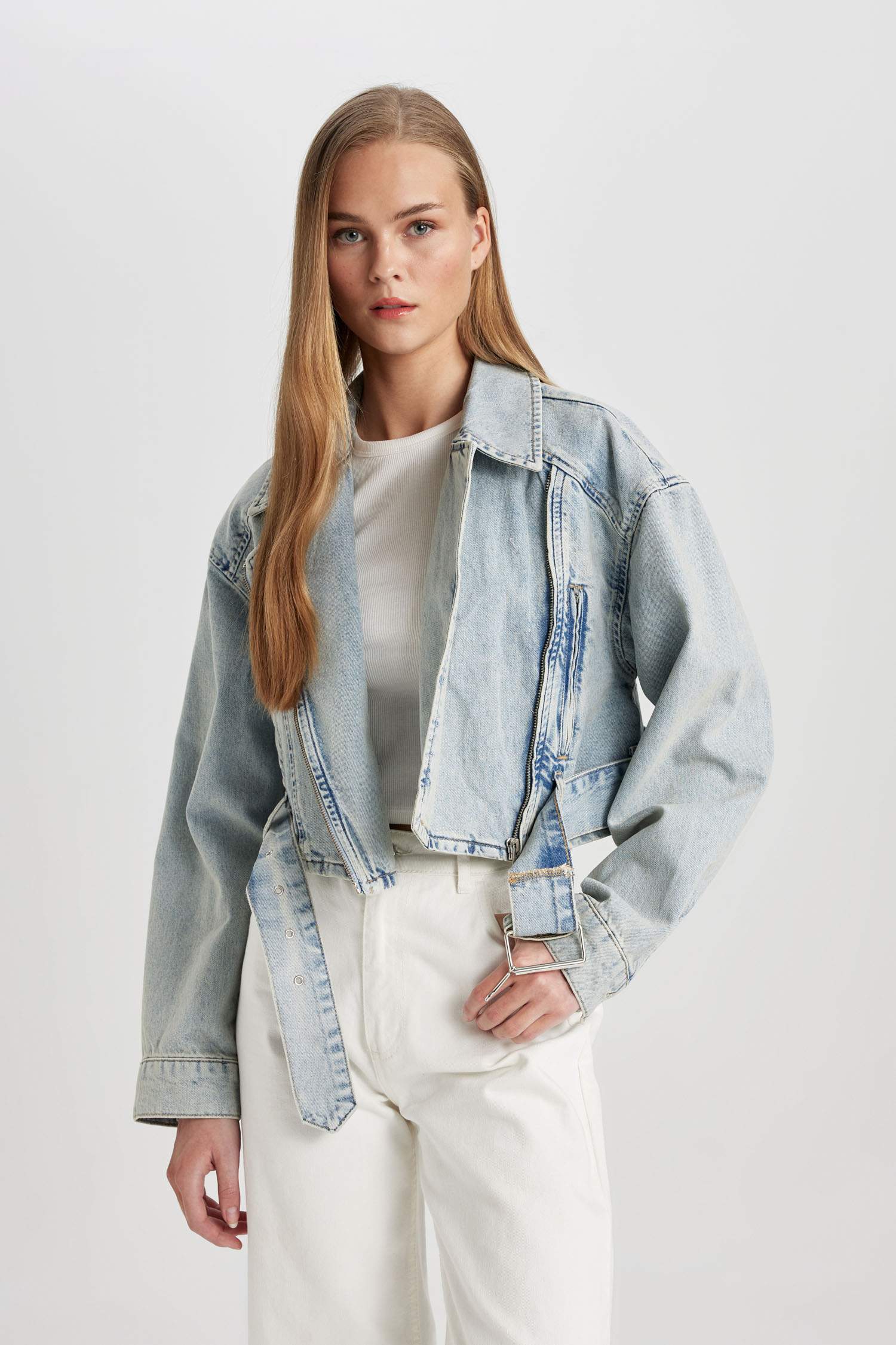 Biker Denim Jacket