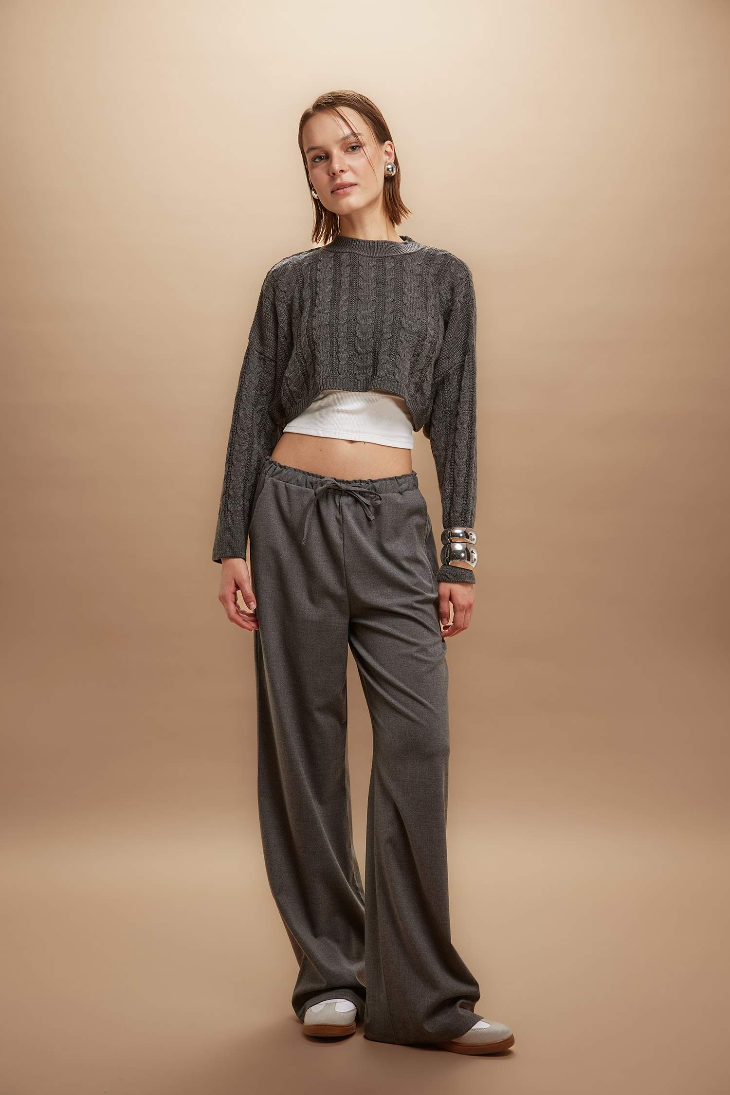 Wide Leg Trousers