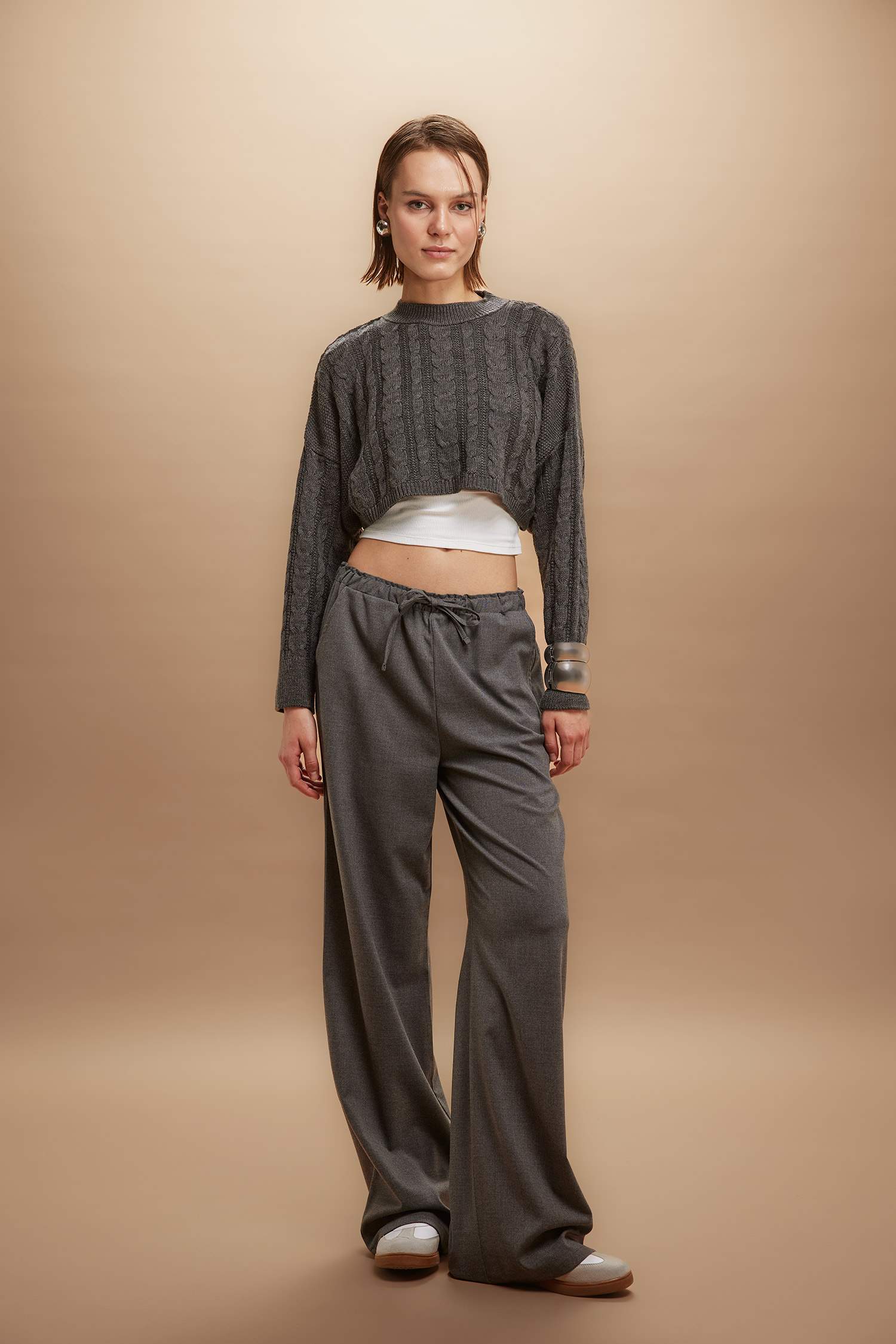 Wide Leg Trousers