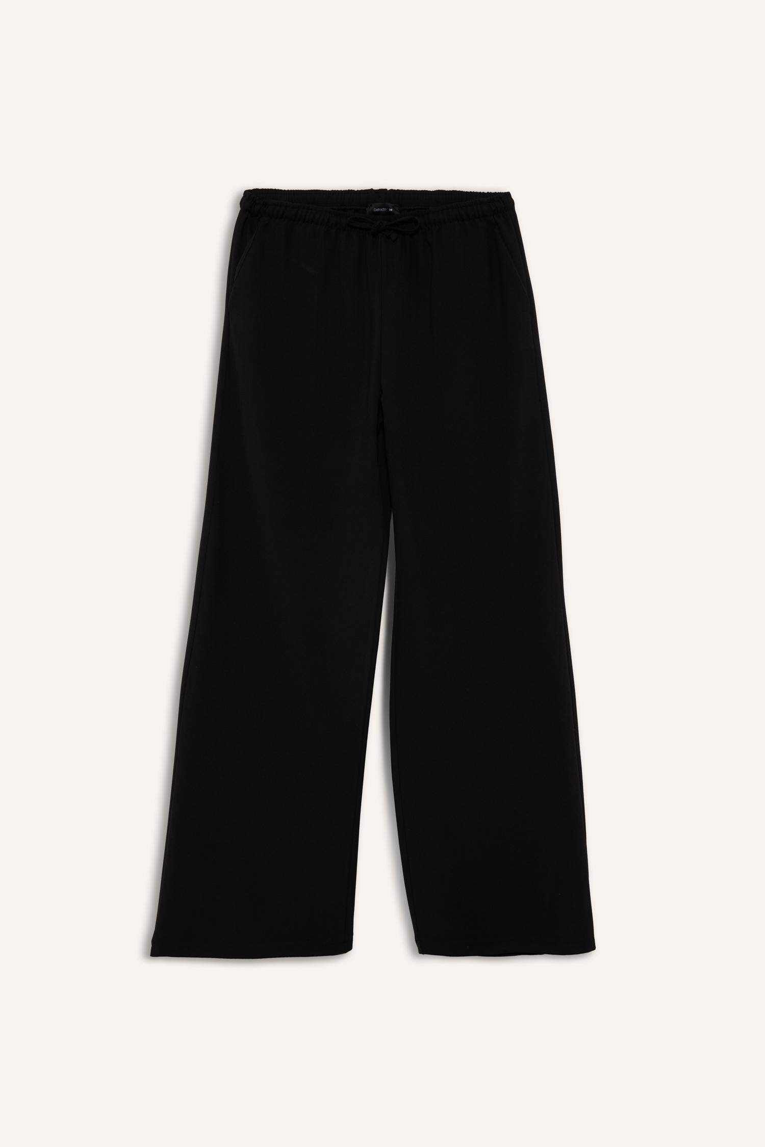 Wide Leg Double Pocket Trousers