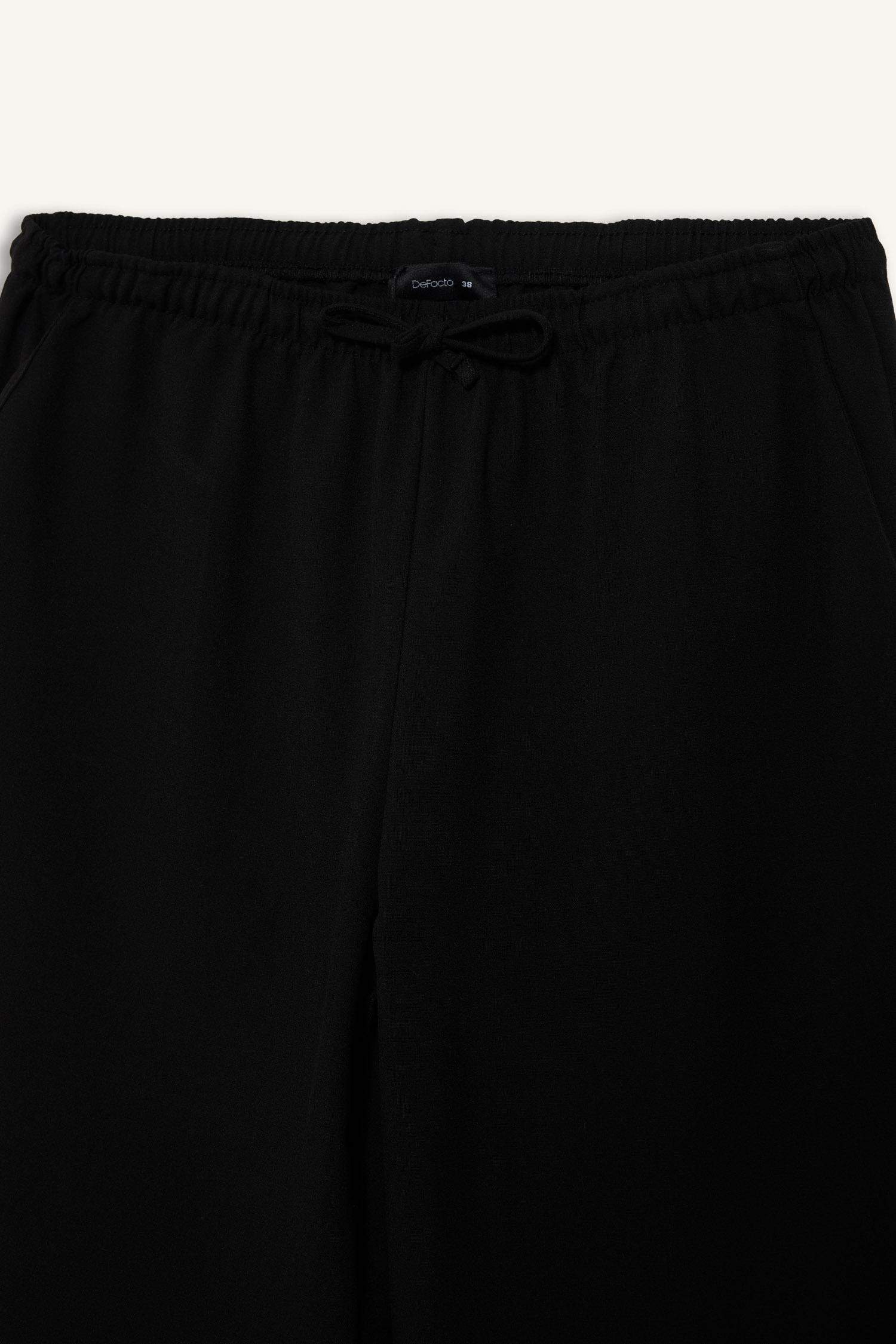 Wide Leg Double Pocket Trousers