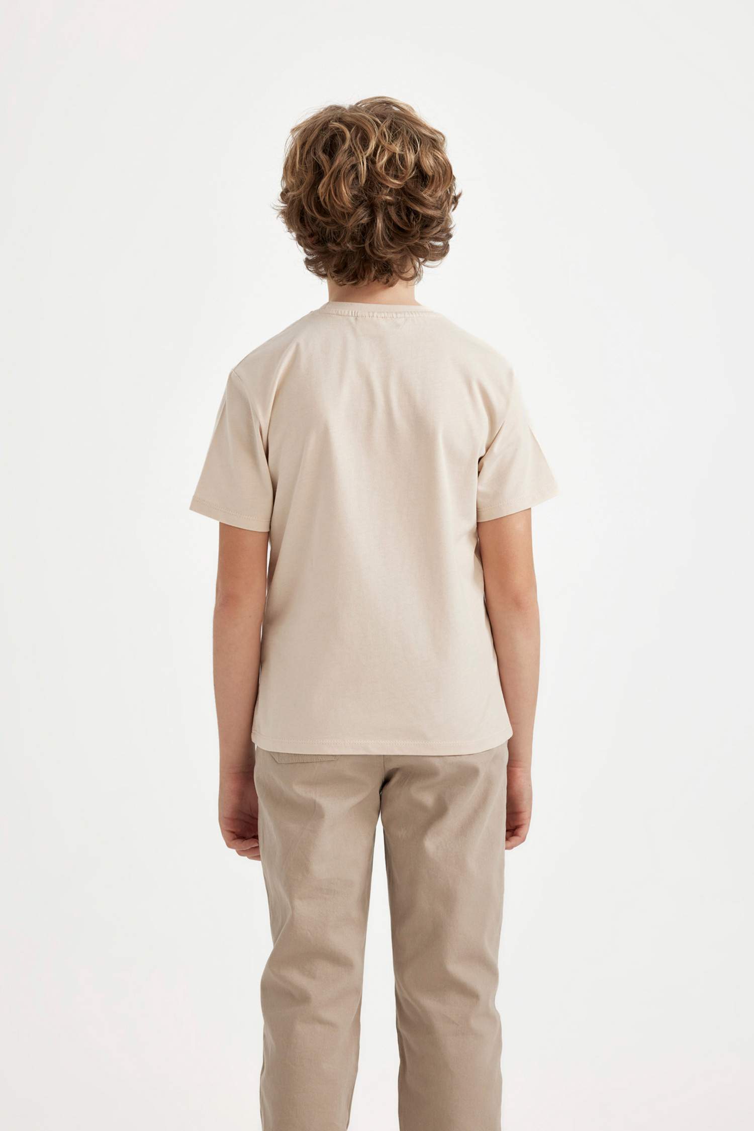 Erkek Çocuk Batman Bisiklet Yaka Kısa Kollu Tişört