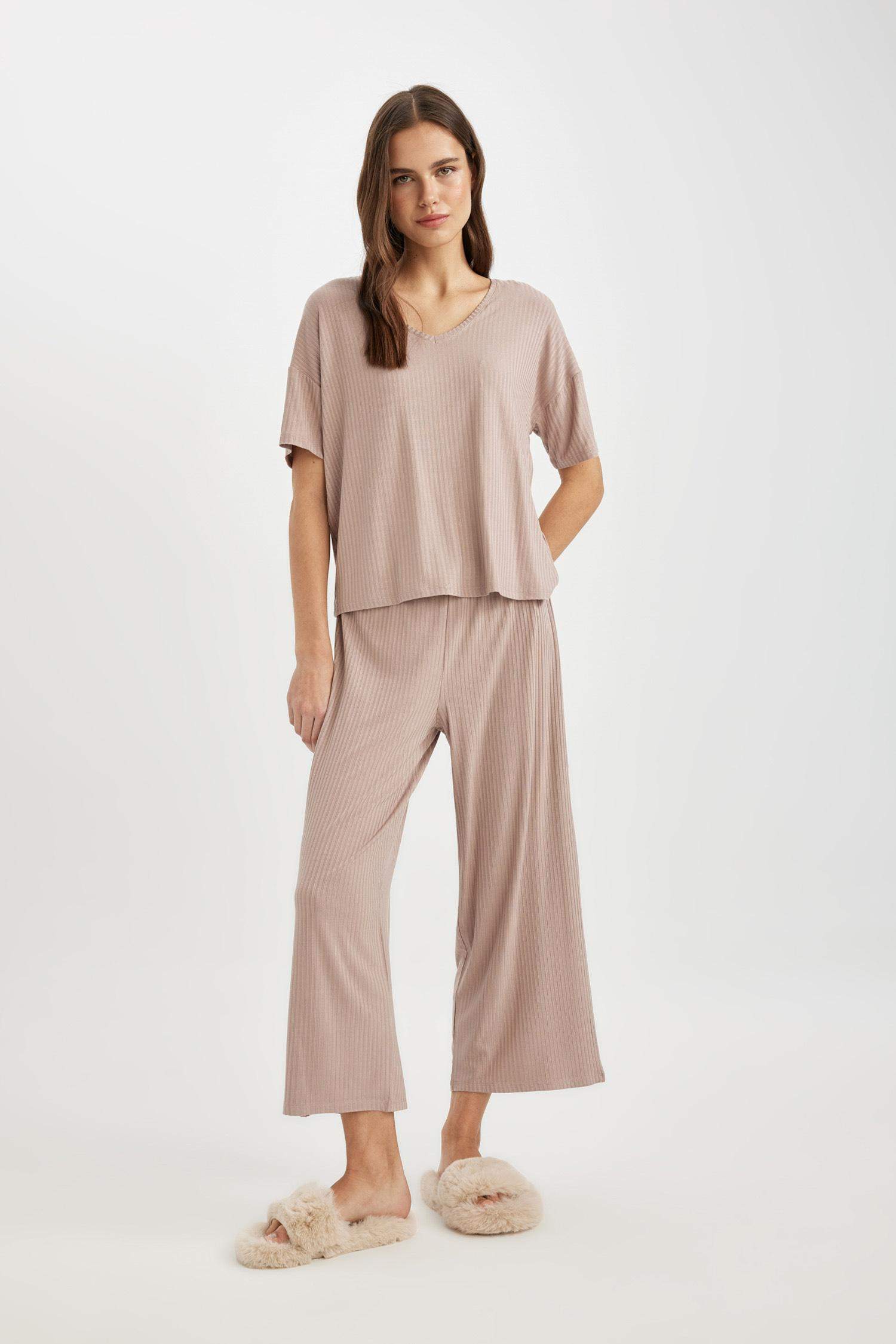 Pantalon De Pyjama en Viscose De Fall In Love