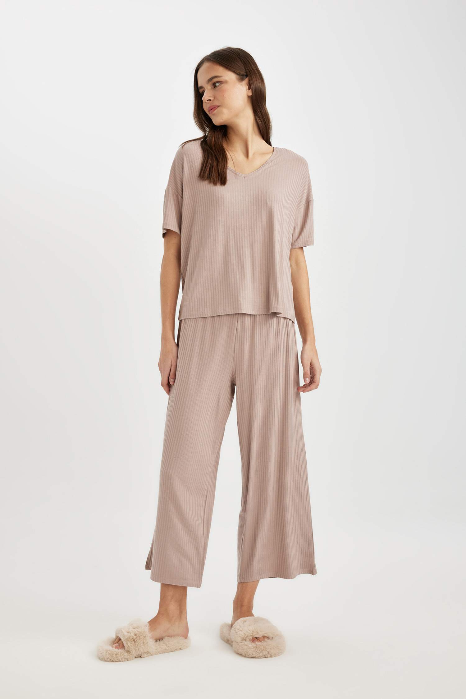Pantalon De Pyjama en Viscose De Fall In Love