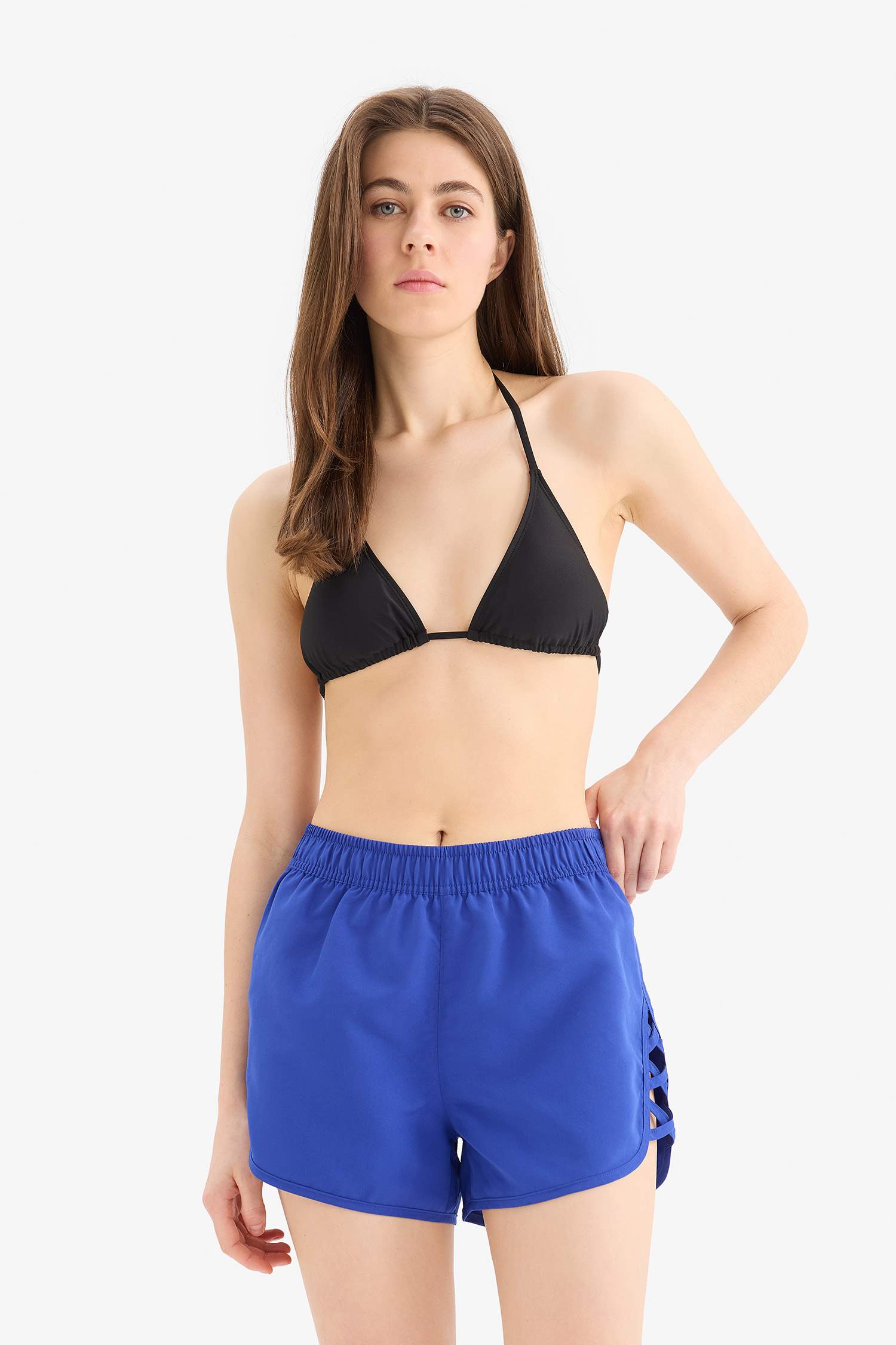 Fall in Love қалыпты пішім Тоқымалы жүзу шолақ шалбар