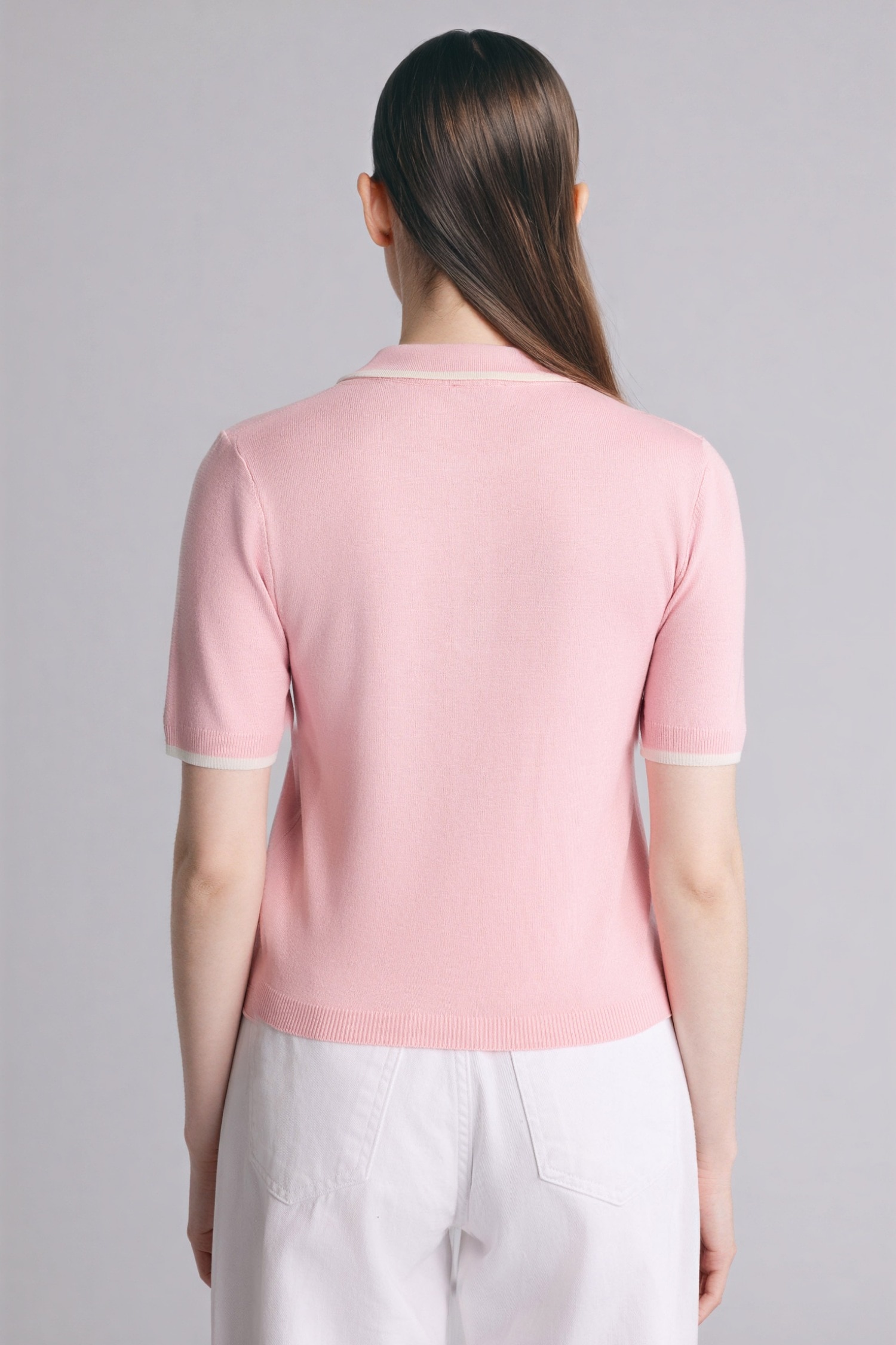 DeFacto Fitted Triko Polo Tişört görsel 5