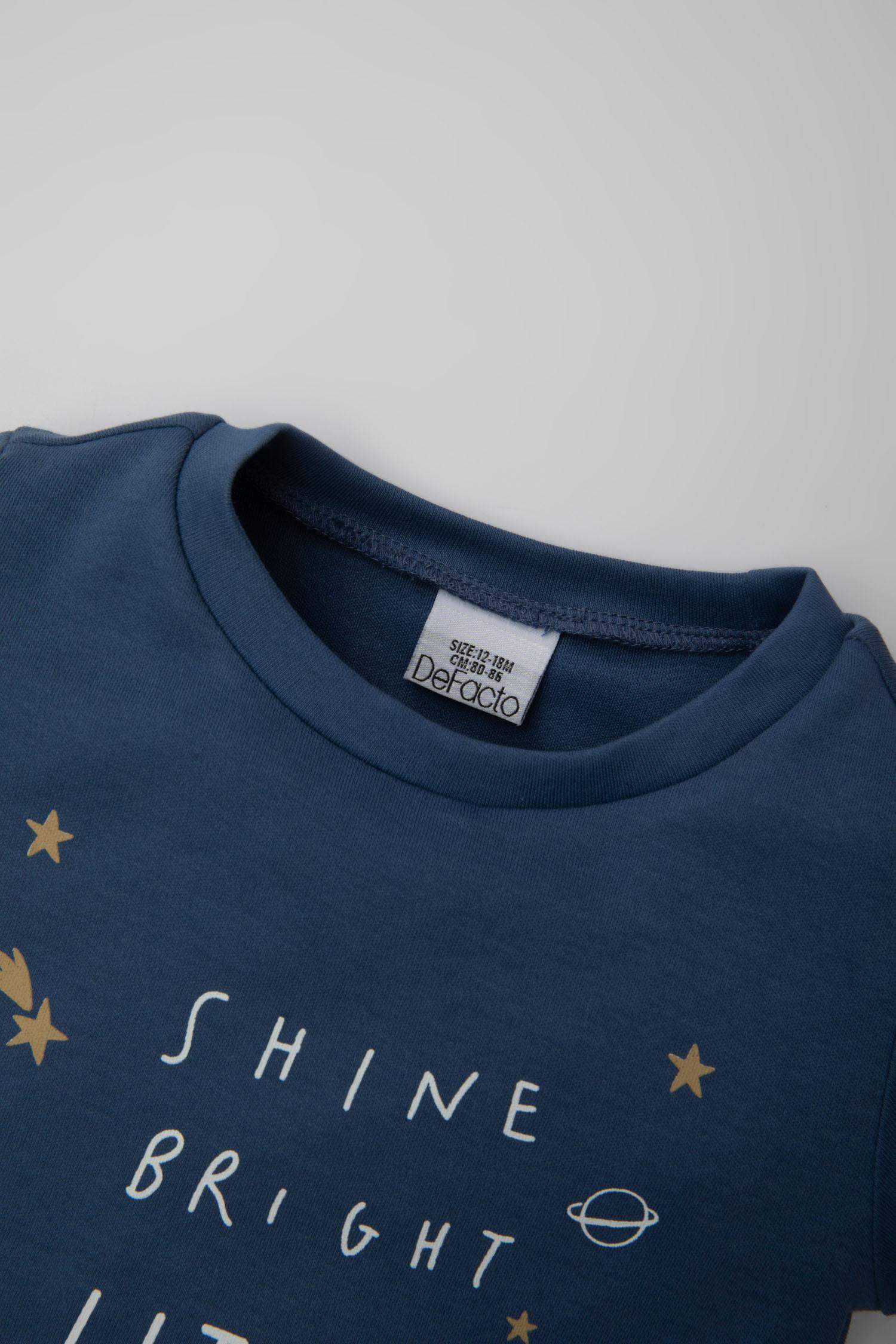 Baby Boy Printed Cotton 2 Piece Pajama Set