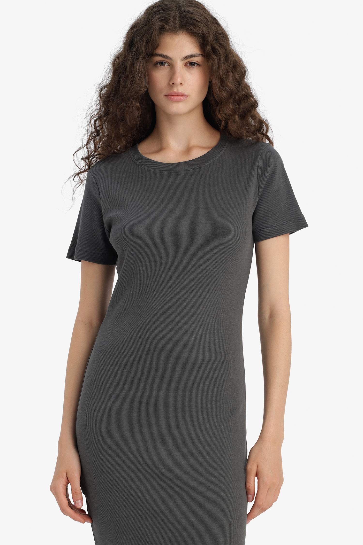 Bodycon Crew Neck Camisole Maxi Dress