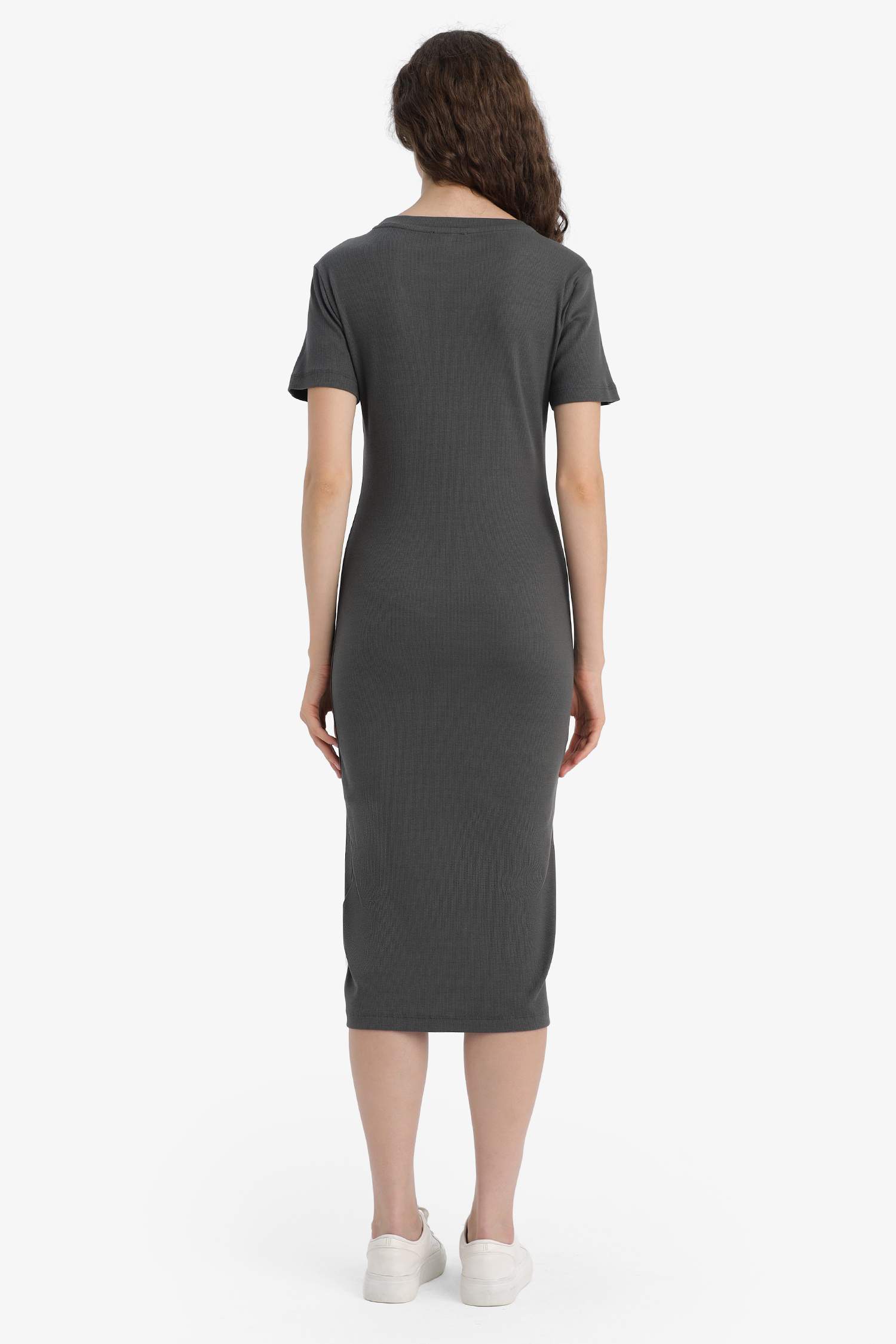 Bodycon Crew Neck Camisole Maxi Dress