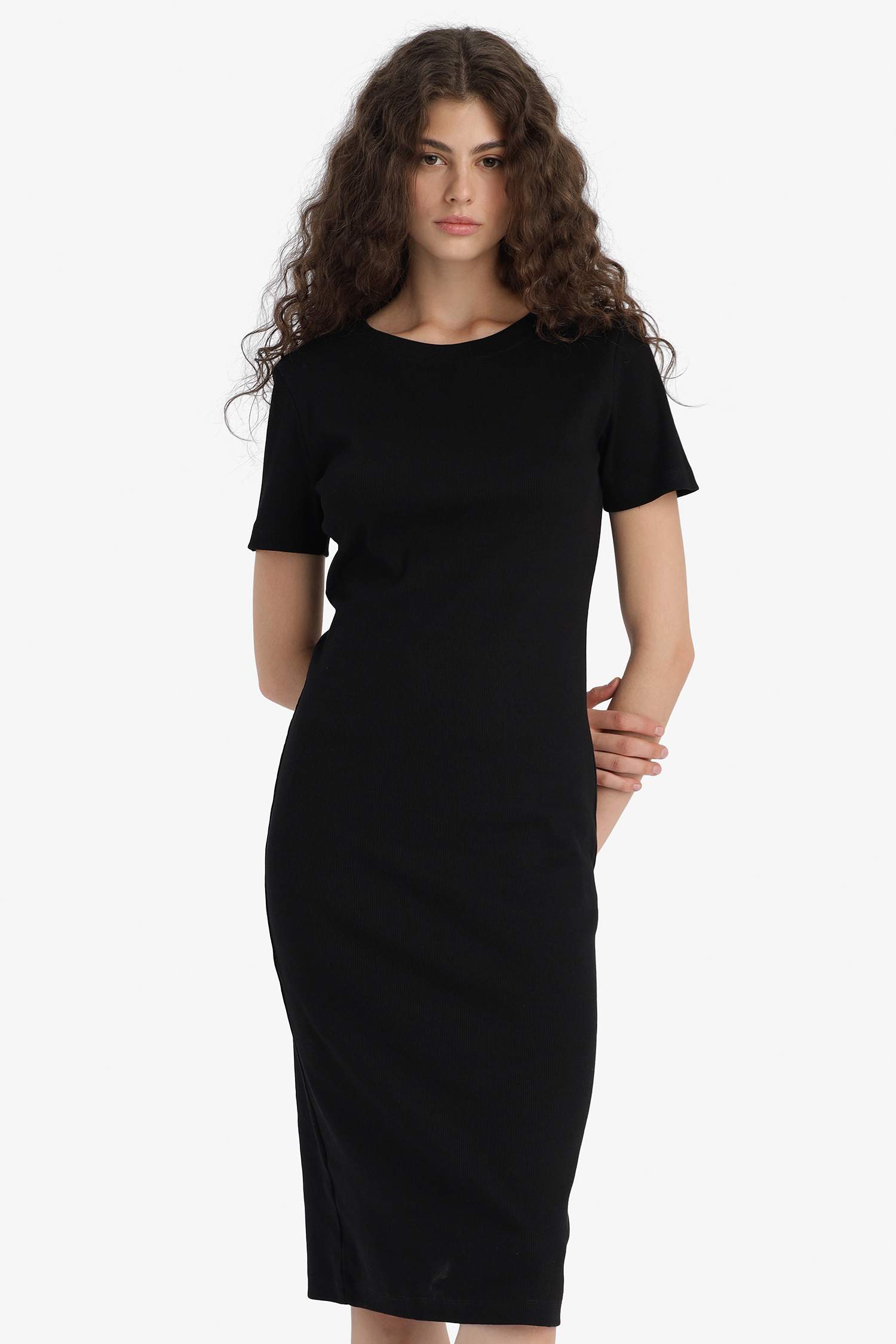Bodycon Crew Neck Camisole Maxi Dress