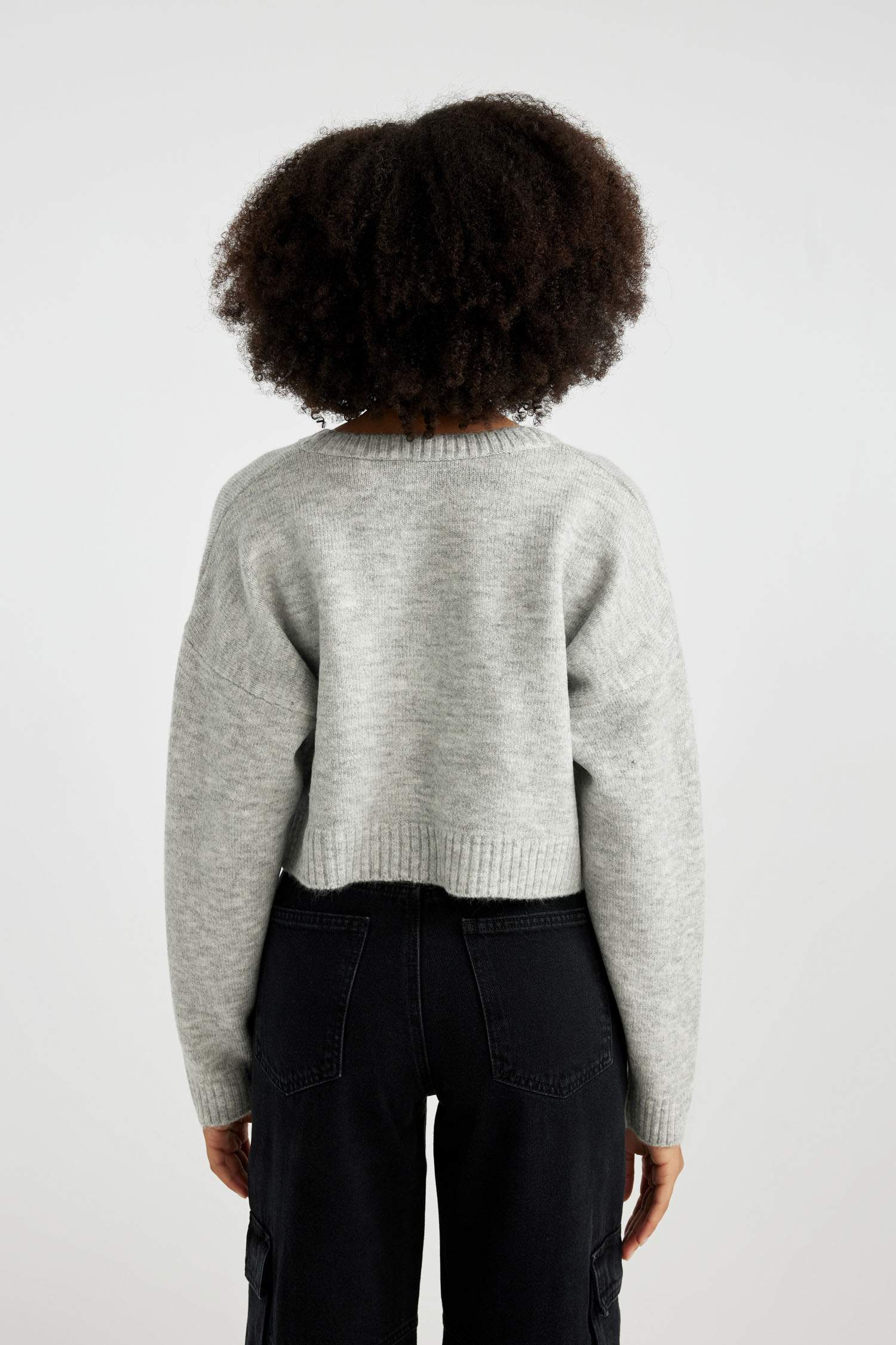 Regular Fit V Yaka Kazak