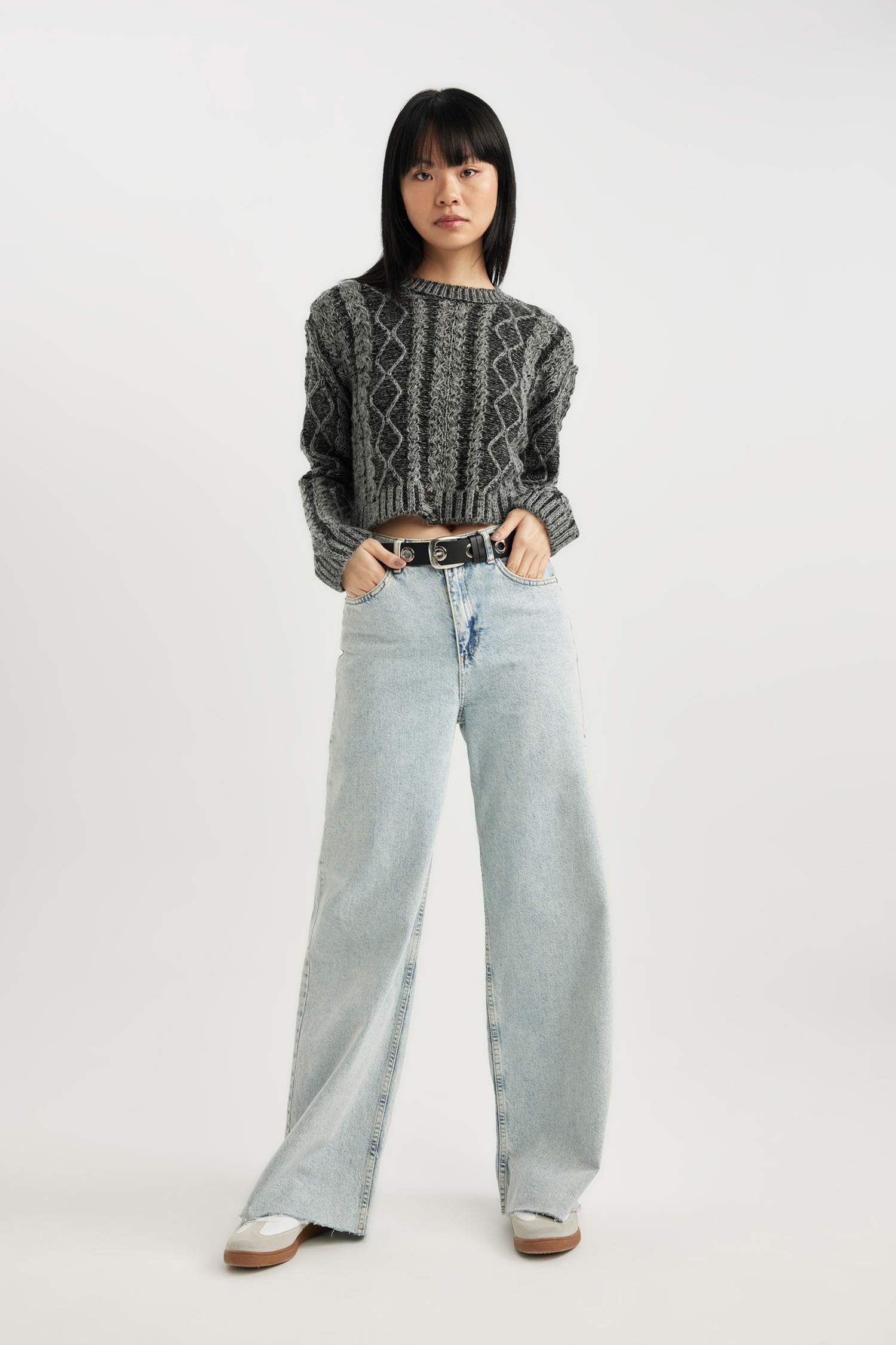 Regular Fit Crew Neck Knitwear Pullover