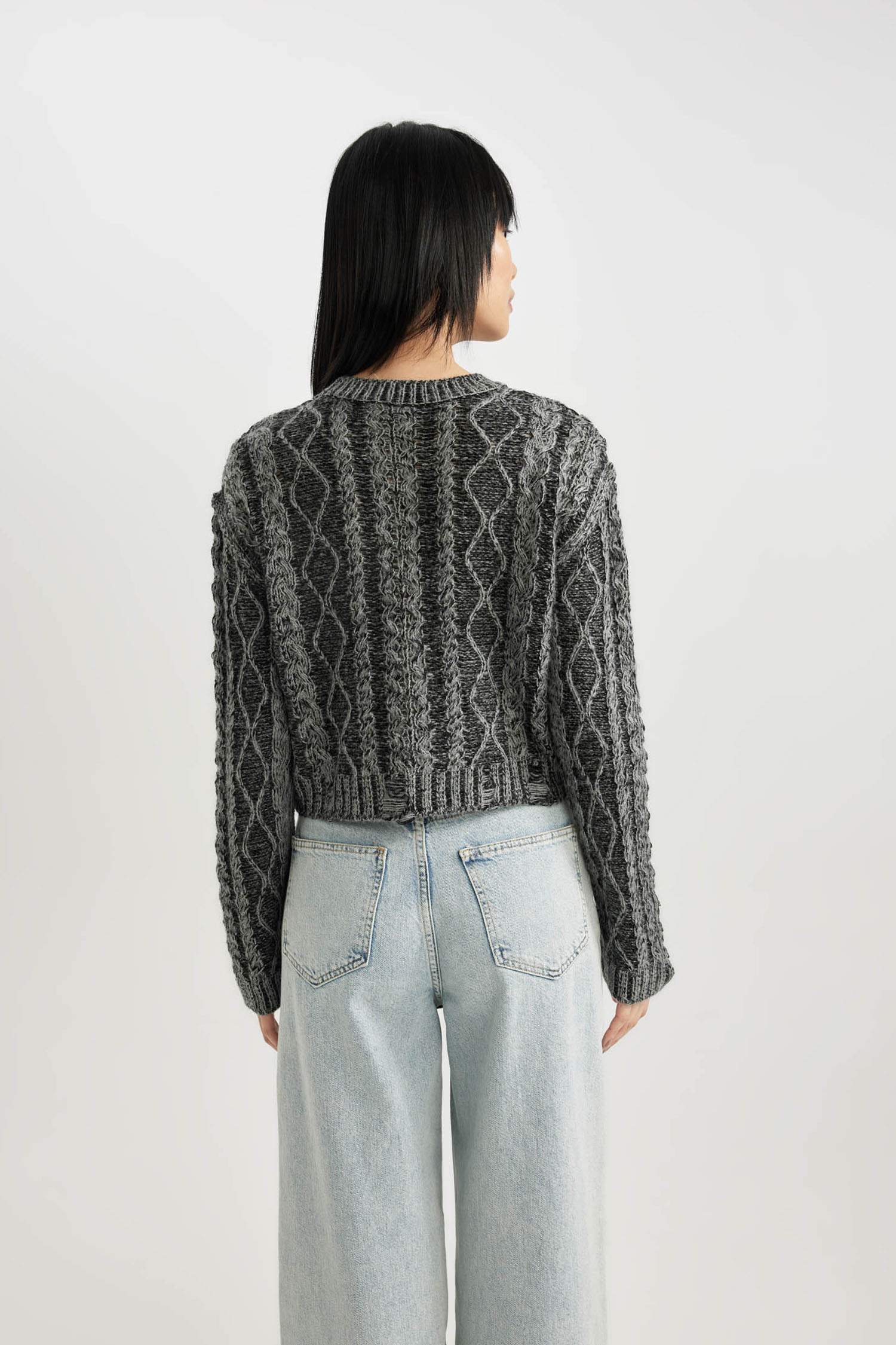 Regular Fit Crew Neck Knitwear Pullover