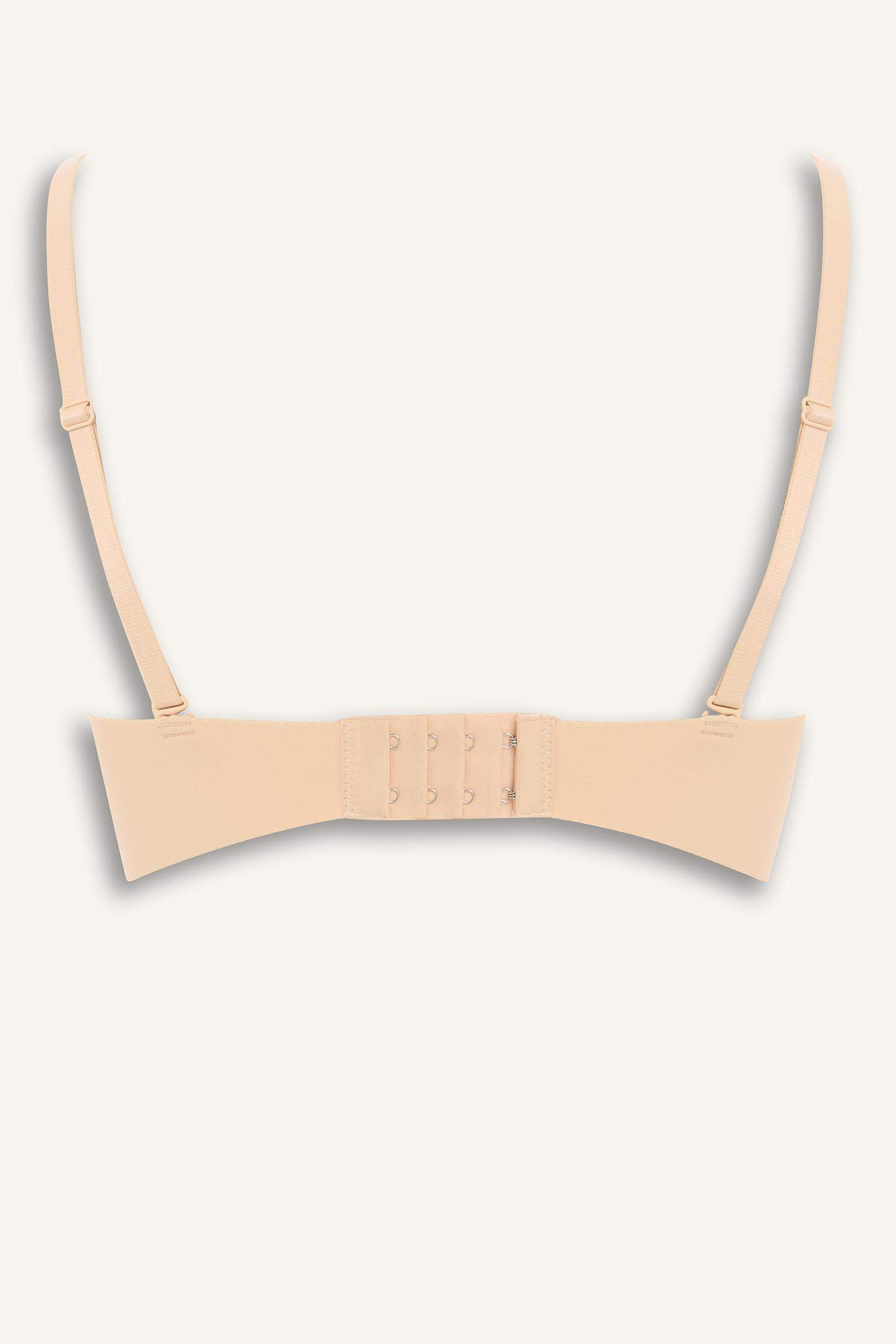 Micro Kaplı Yarım Dolgulu Balenli Tişört Bra-Fall in Love