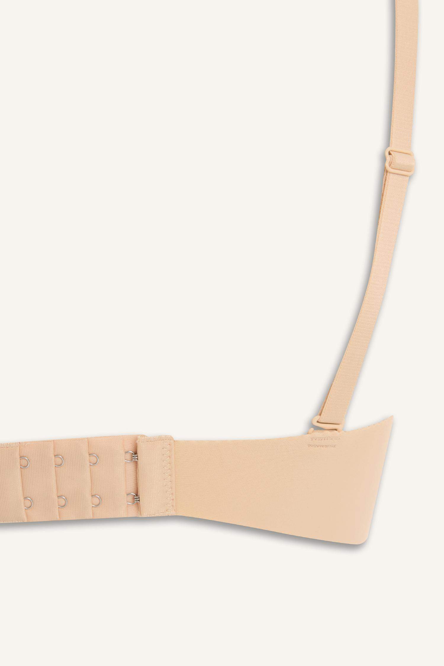 Micro Kaplı Yarım Dolgulu Balenli Tişört Bra-Fall in Love