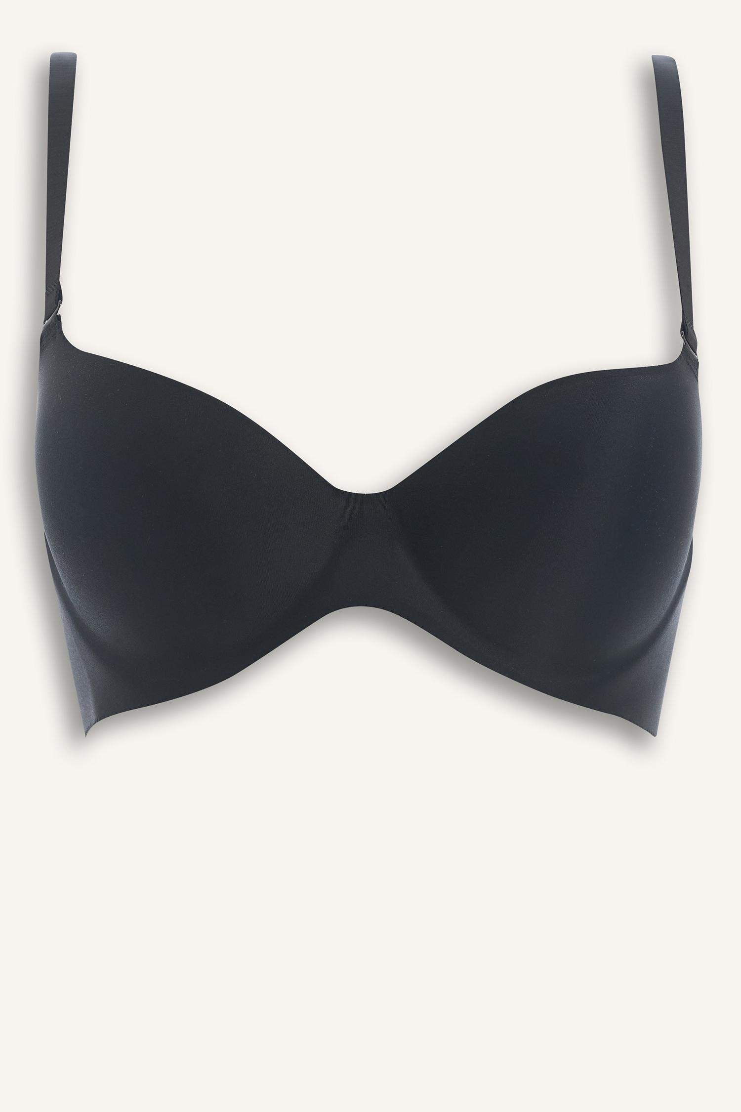 Micro Kaplı Yarım Dolgulu Balenli Tişört Bra-Fall in Love