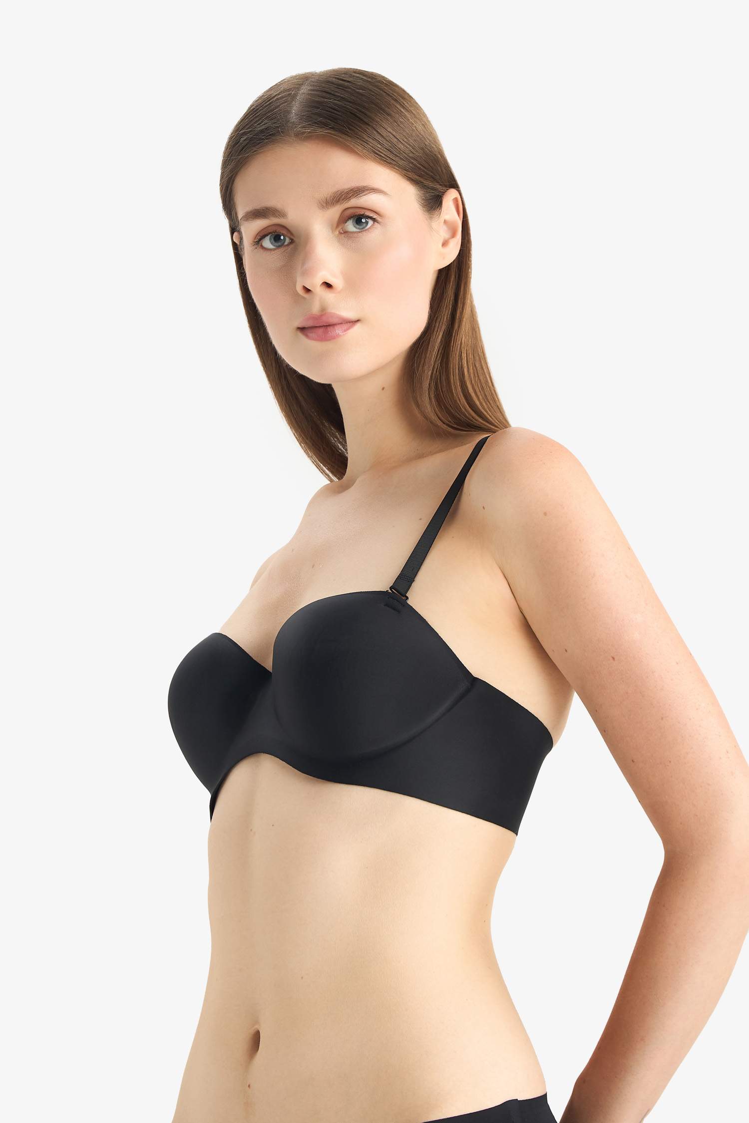 Micro Dolgulu Push Up Straplez Sütyen-Fall in Love