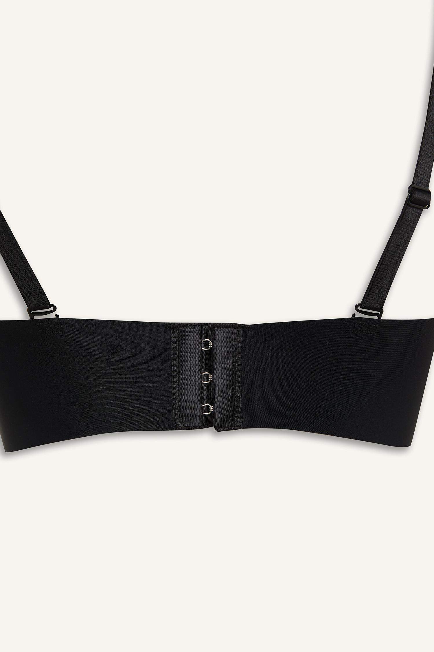 Micro Dolgulu Push Up Straplez Sütyen