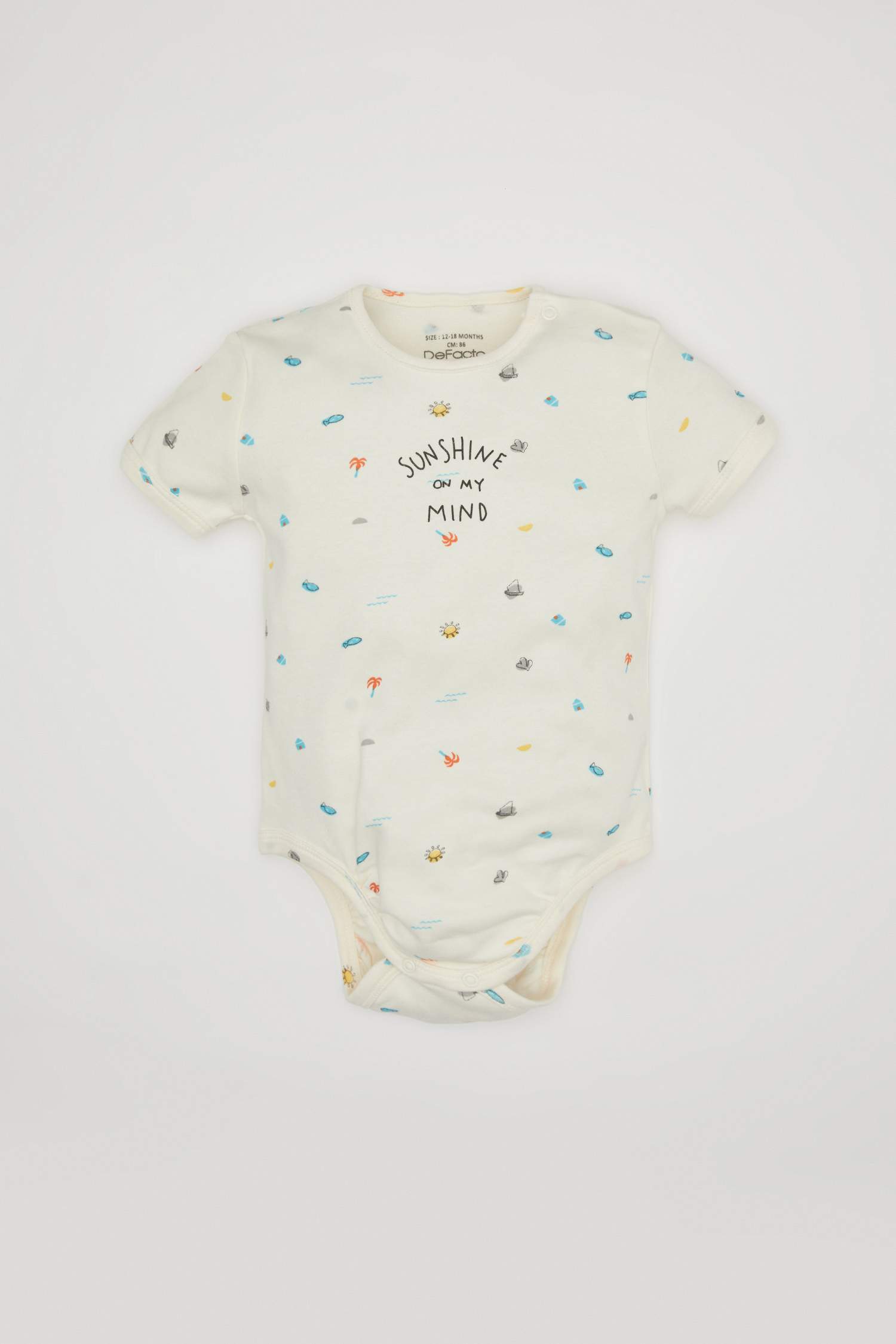 Baby Boy Short Sleeve Short Sleeve Snap Body