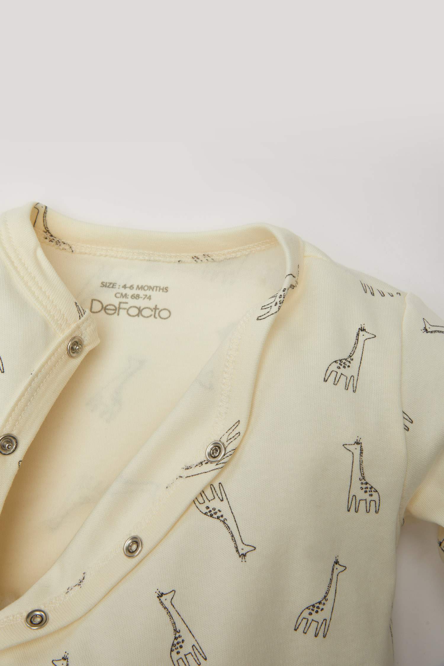 Baby Boy Newborn Safari Printed Jumpsuit