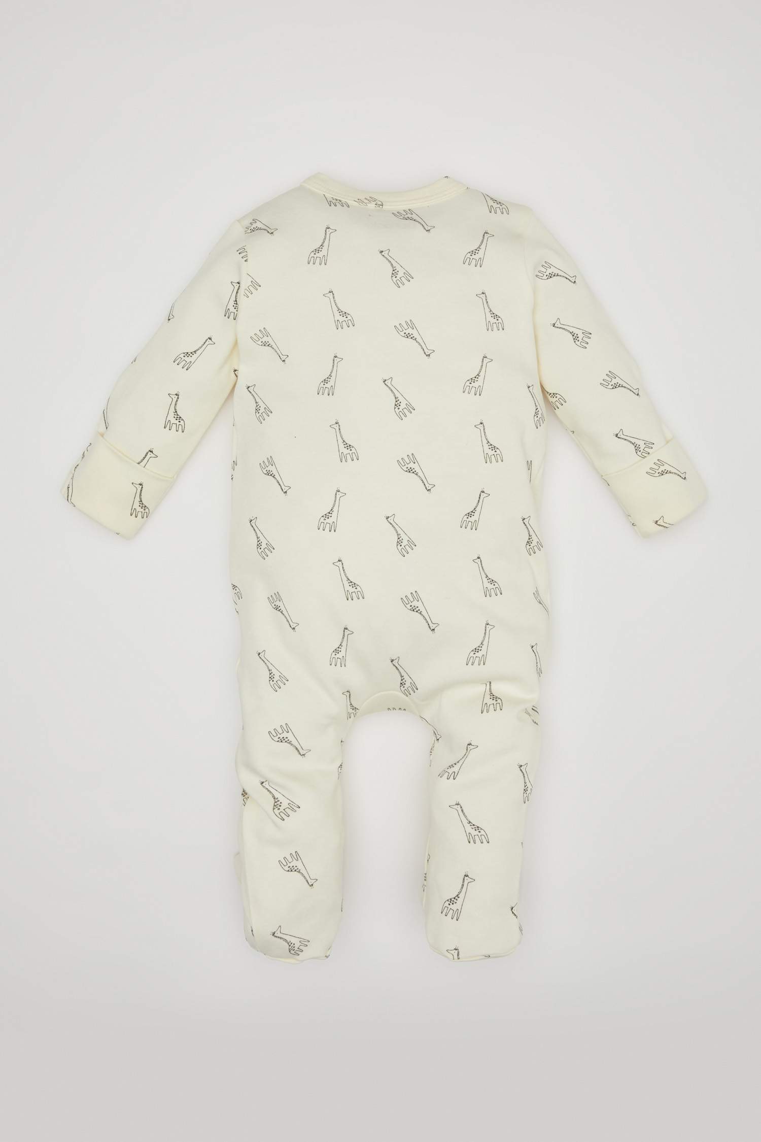 Baby Boy Newborn Safari Printed Jumpsuit