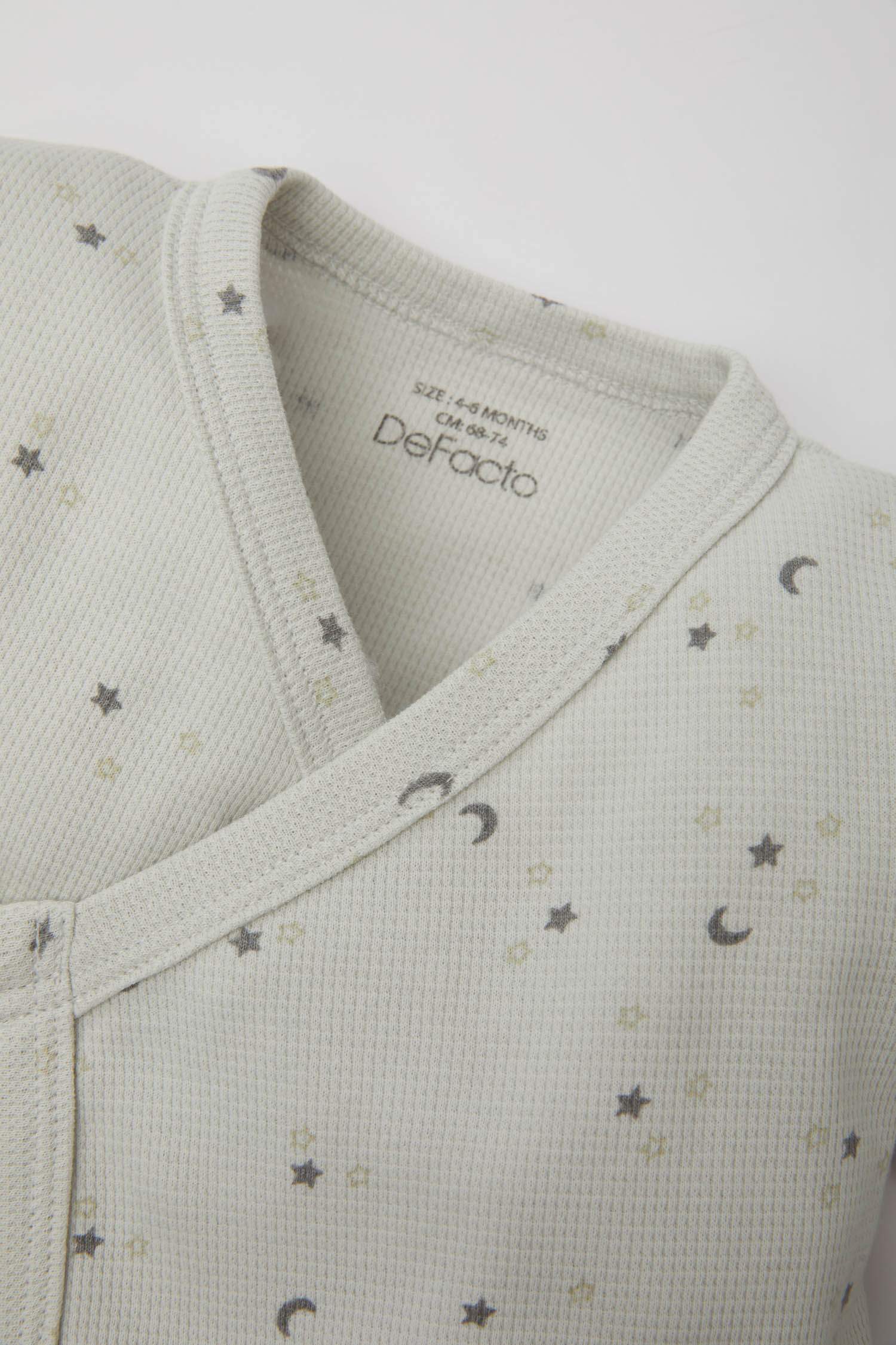 Baby Boy Star Patterned Waffle 2 Piece Set