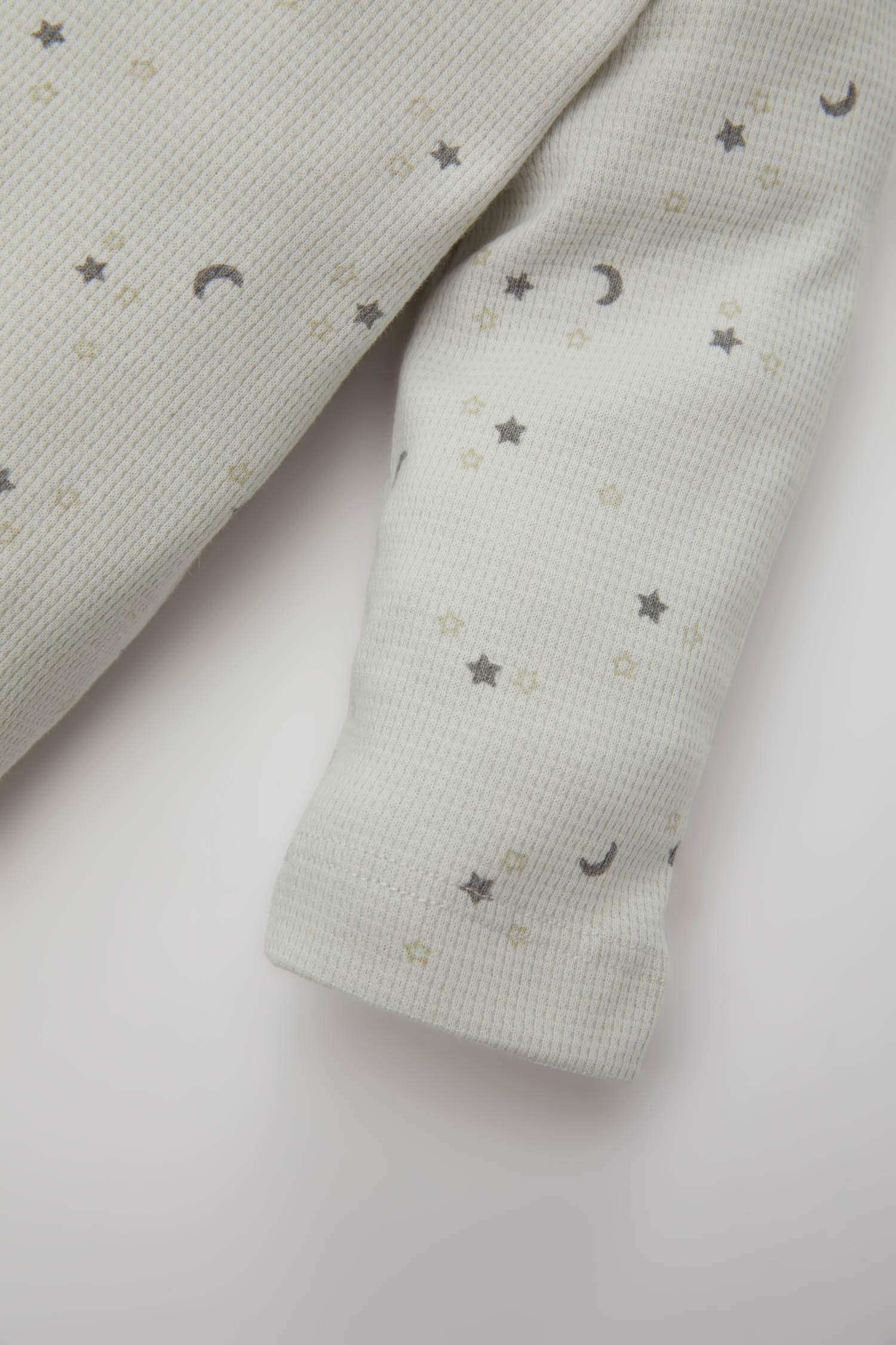 Baby Boy Star Patterned Waffle 2 Piece Set