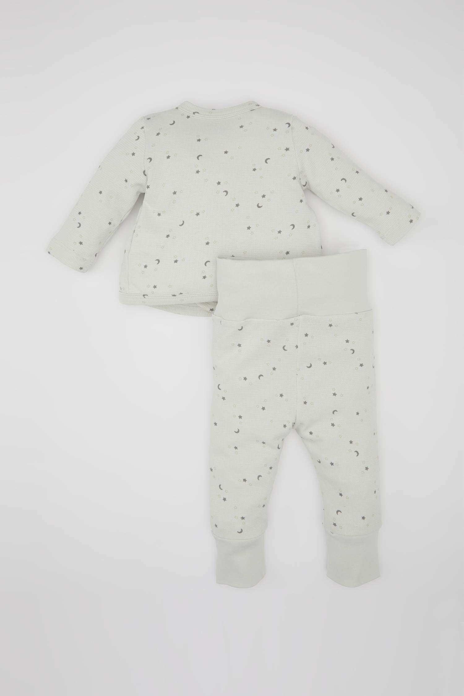 Baby Boy Star Patterned Waffle 2 Piece Set