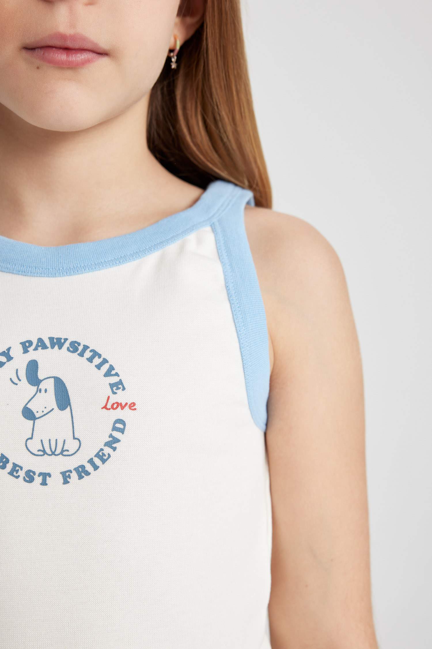 Girl Printed Crop Top