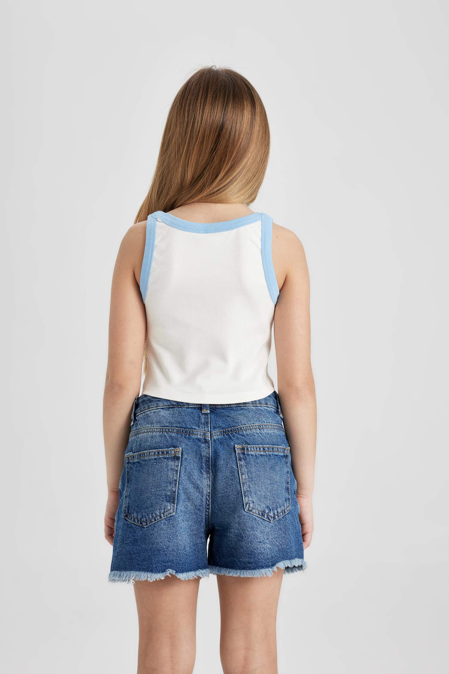 Girl Printed Crop Top