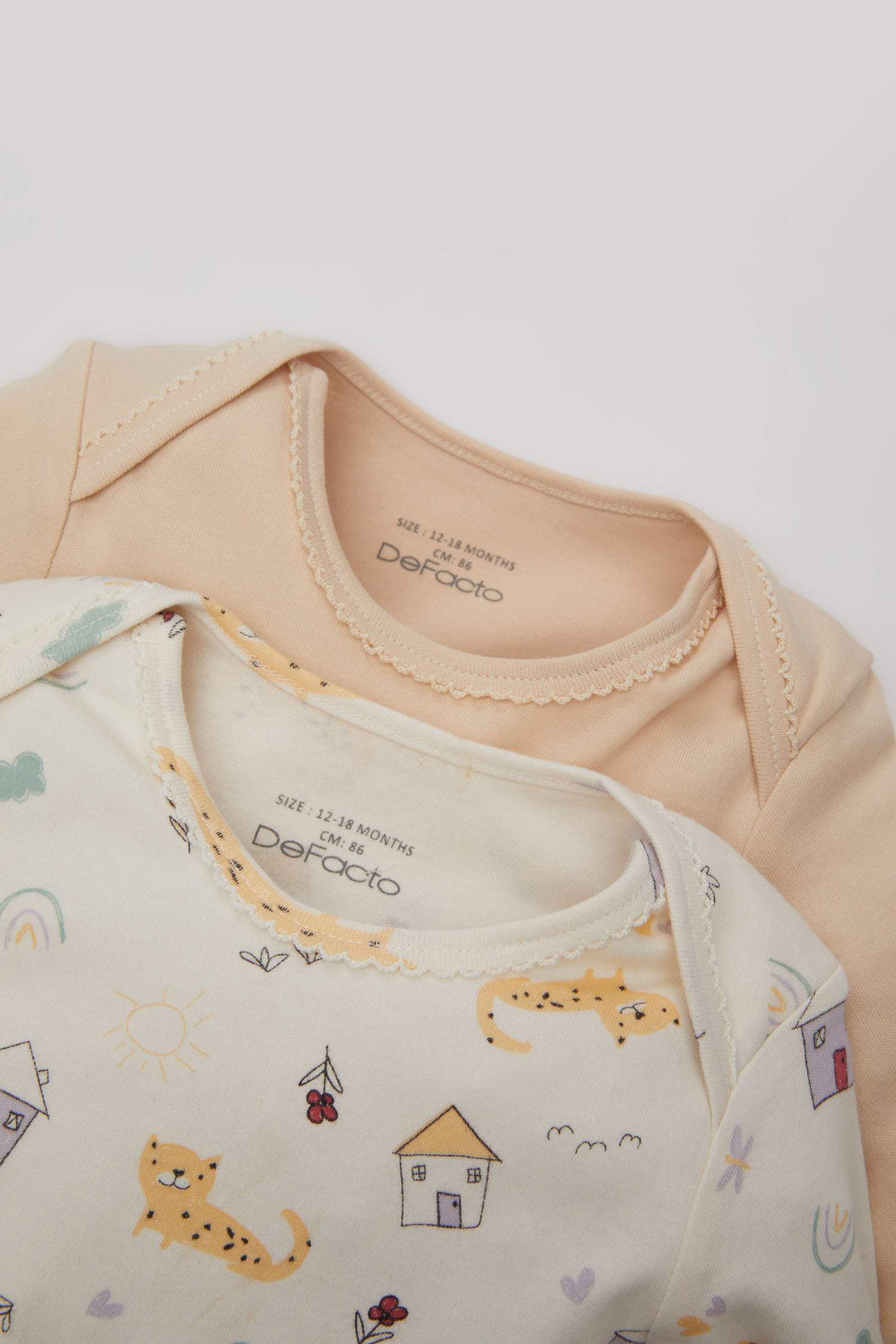 Baby Girl 2 piece Long Sleeve Snap Body