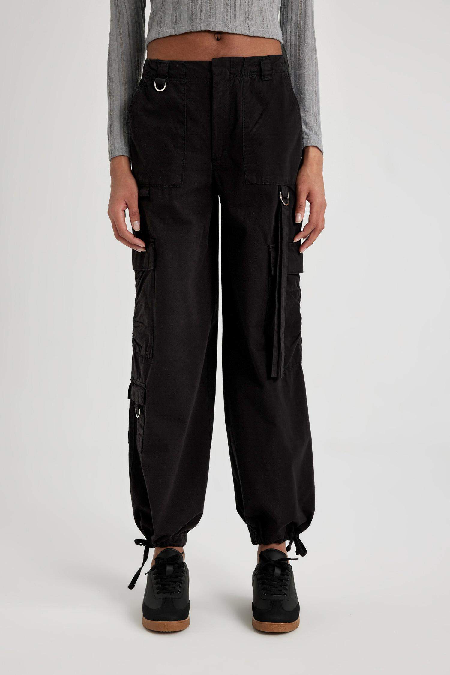 Parachute With Cargo Pocket Gabardine Trousers