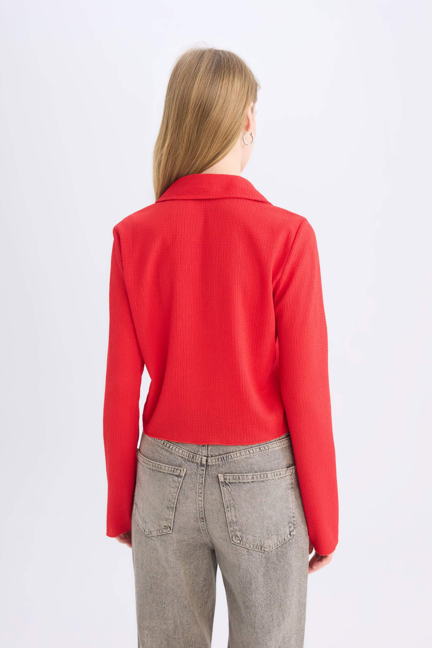 Coool Приталенный Рубашка Длинный Рукав Рубашка