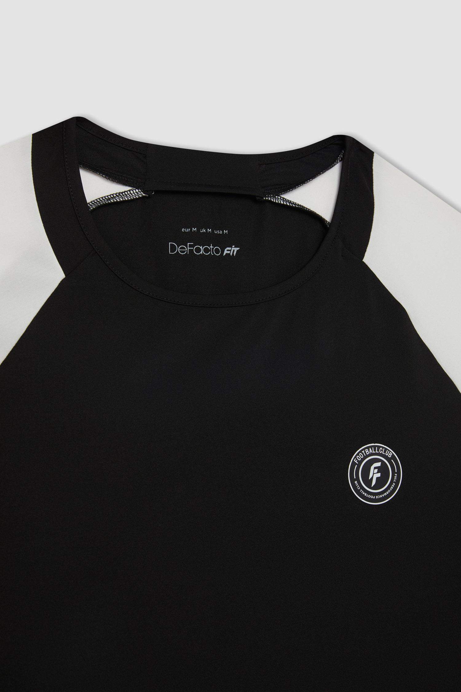 DeFactoFit Standard Fit Crew Neck Printed Heavy Fabric T-Shirt