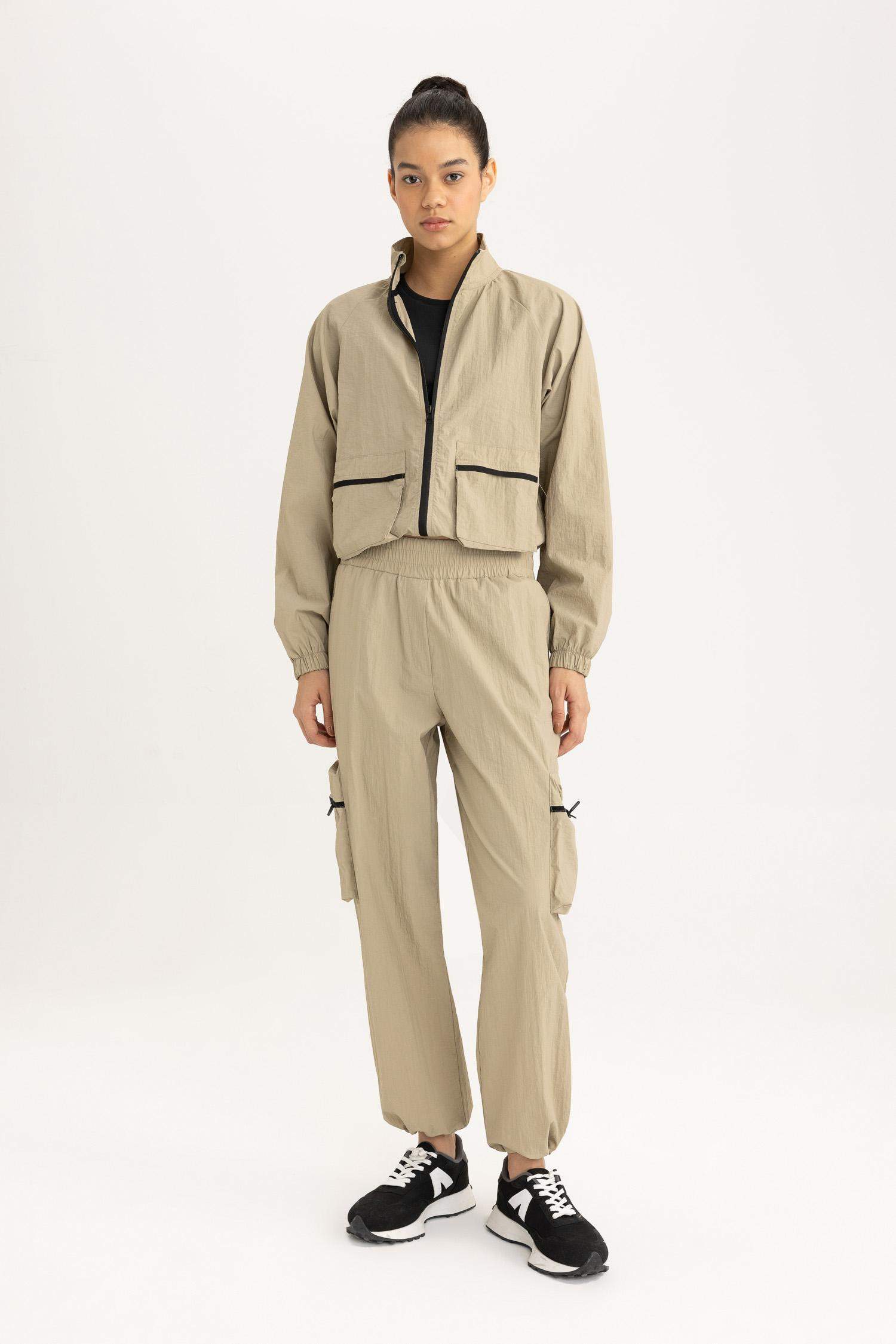DeFactoFit Standard Fit Cargo Pocket Woven Trousers